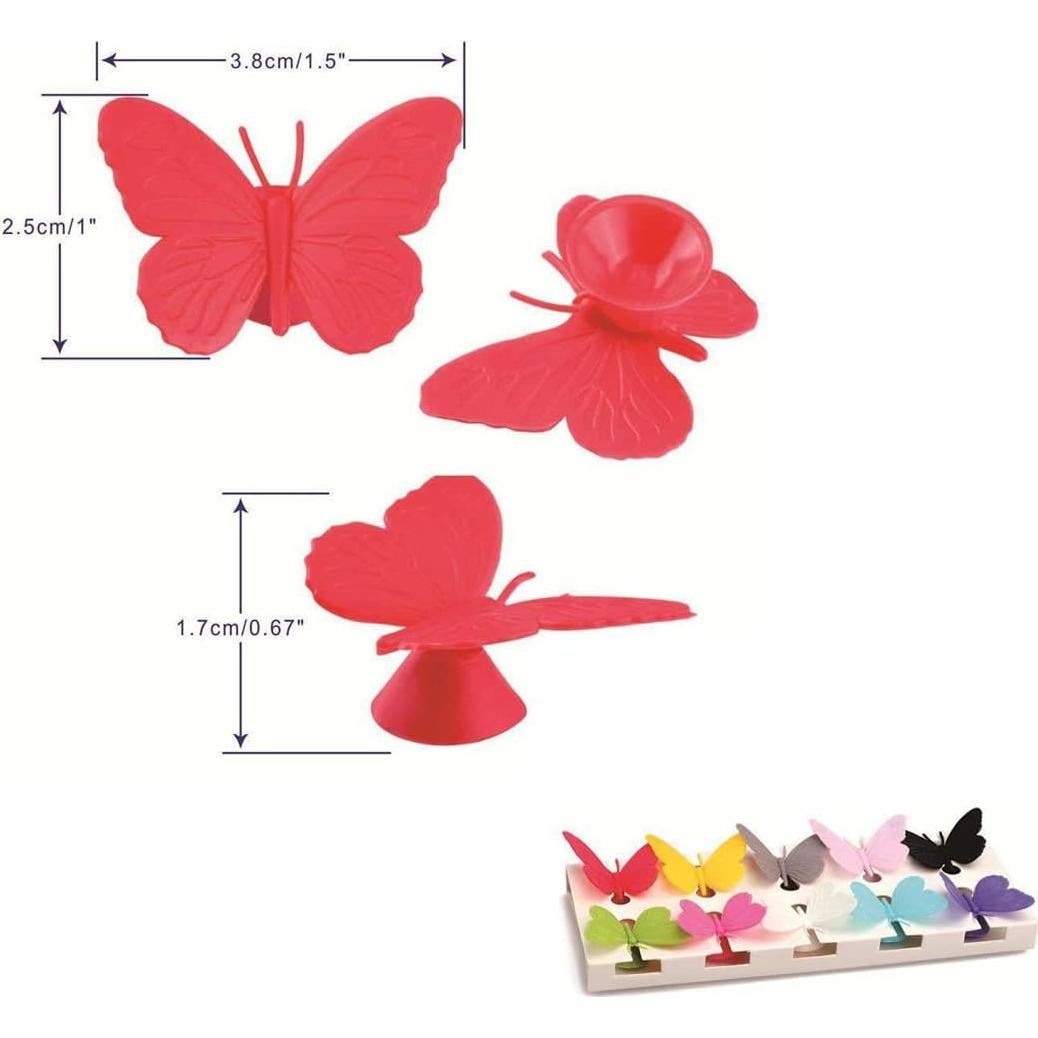 Juego de 10 Marcadores de Silicona para Copas de Vino RUITASA