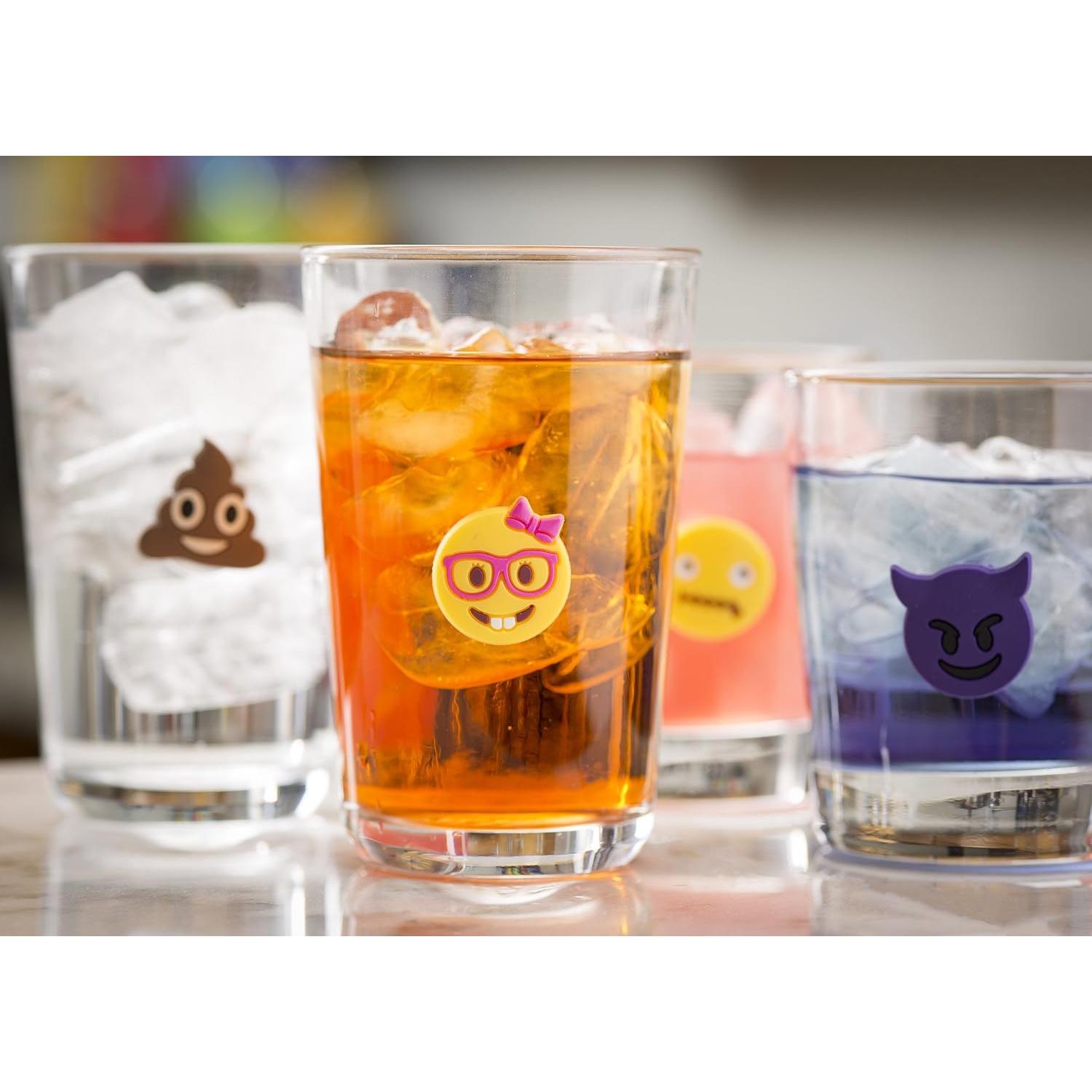 Paquete de 12 Marcadores Emoji de Bebida Lifetime - Multicolor