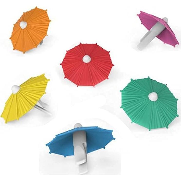 Juego de 6 Marcadores de Copas de Vino Silicona Golandstar