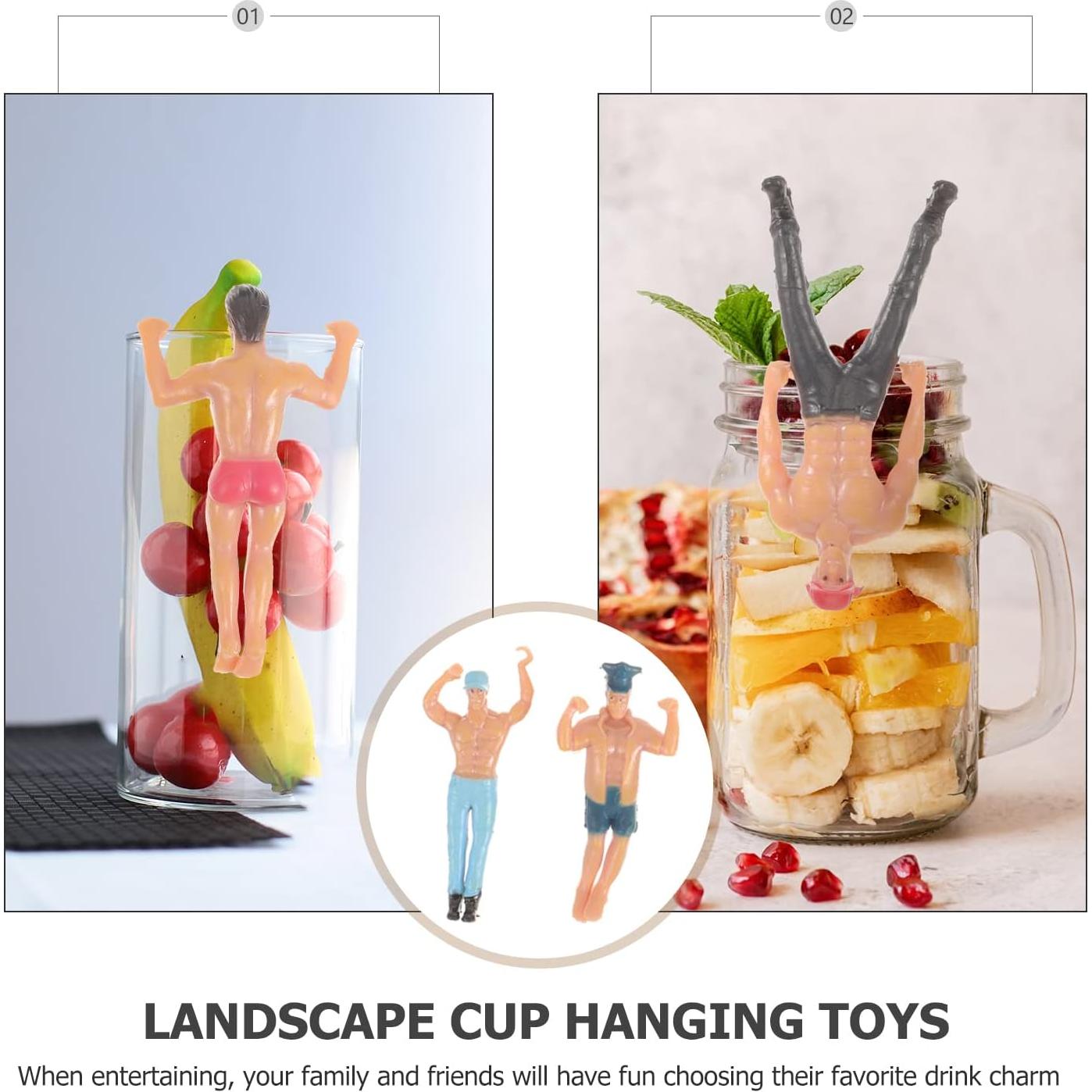 16 Marcadores de Vidrio Anime Ipetboom para Bebidas