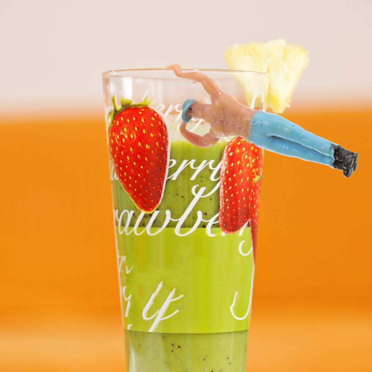 16 Marcadores de Vidrio Anime Ipetboom para Bebidas