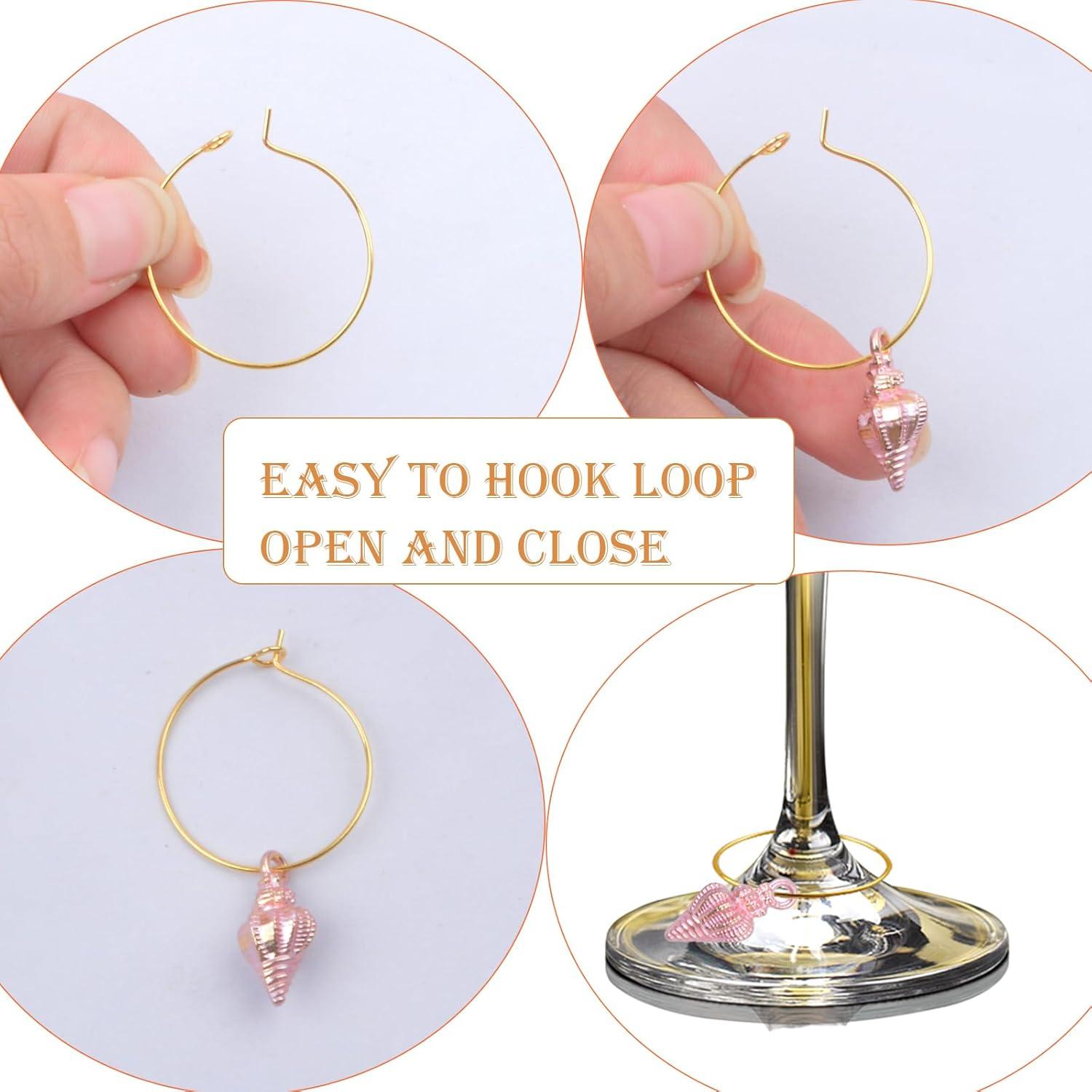 Anillos de Encanto para Copas de Vino AGNURCADE - 30 Piezas