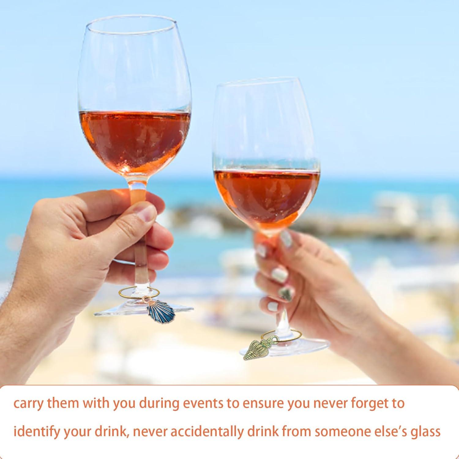 Anillos de Encanto para Copas de Vino AGNURCADE - 30 Piezas