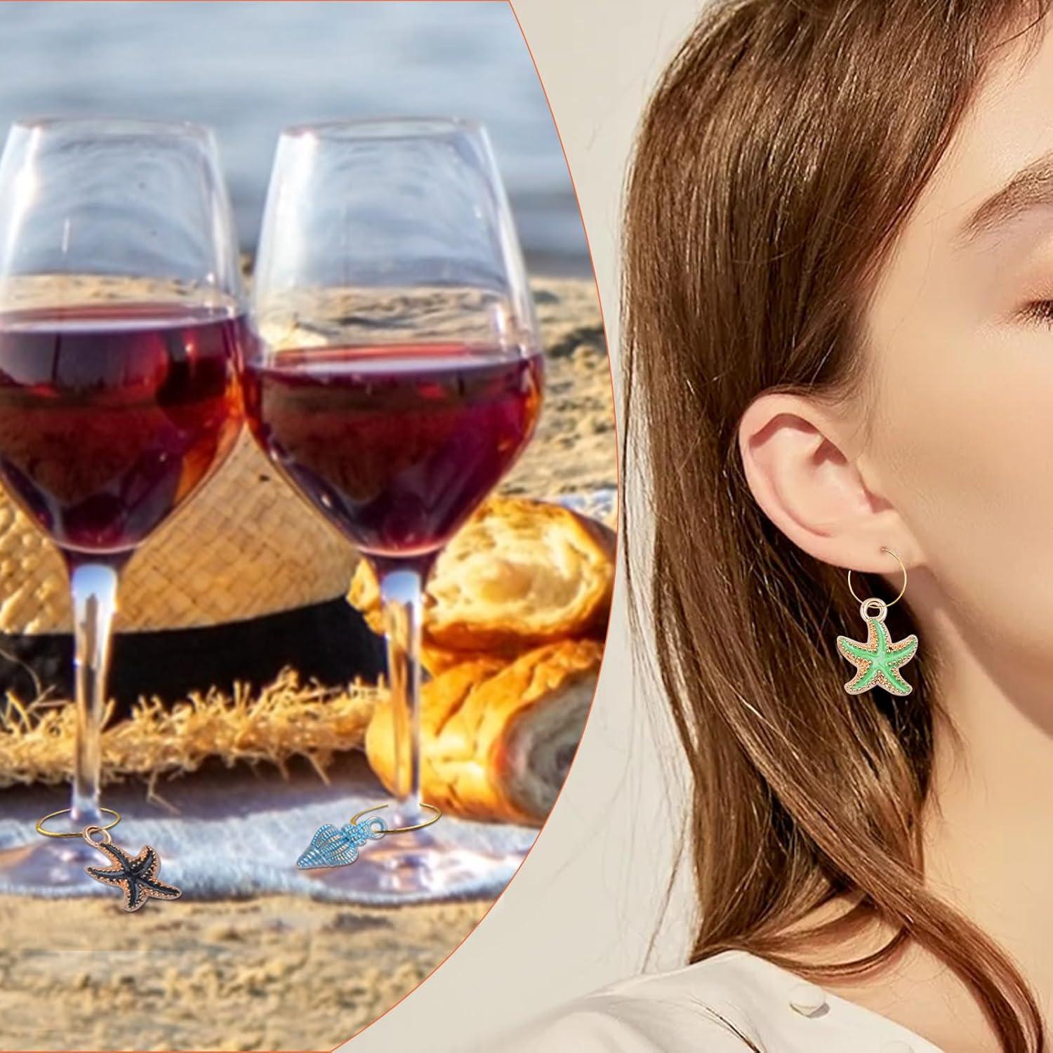 Anillos de Encanto para Copas de Vino AGNURCADE - 30 Piezas