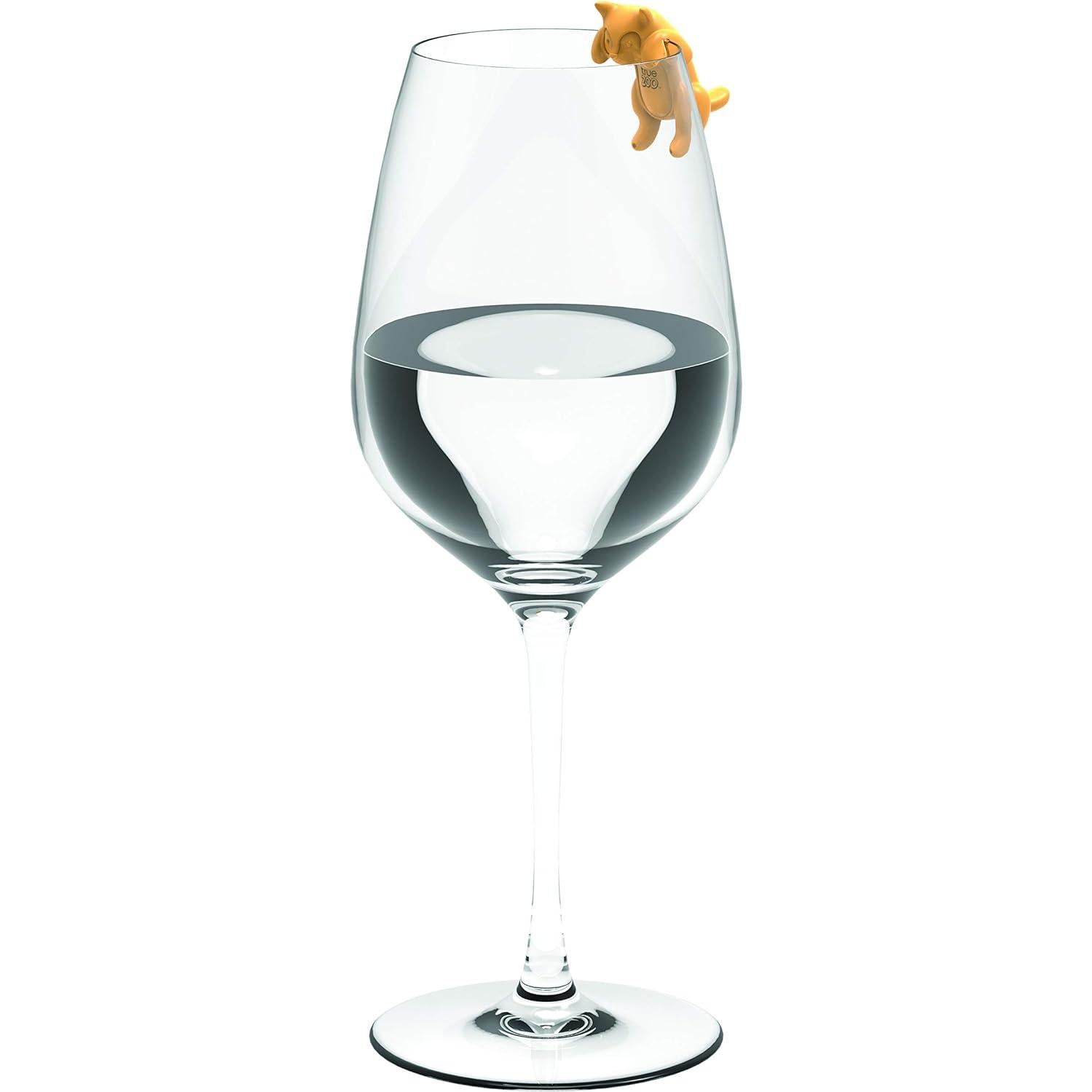 Encantos de Silicona para Bebidas TrueZoo - 6 Marcadores de Gato