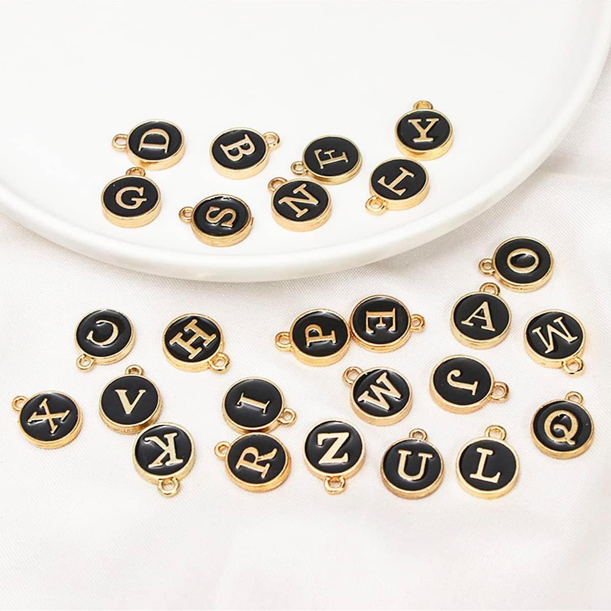 REDANHA 56 Piezas Etiquetas Alfabéticas y Anillos para Copas
