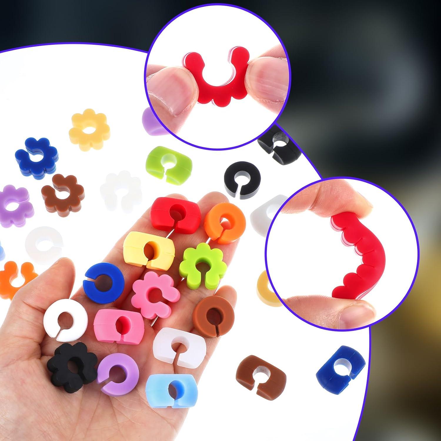 Marcadores de Copas de Vino Oruola 36pcs Silicona Reutilizables