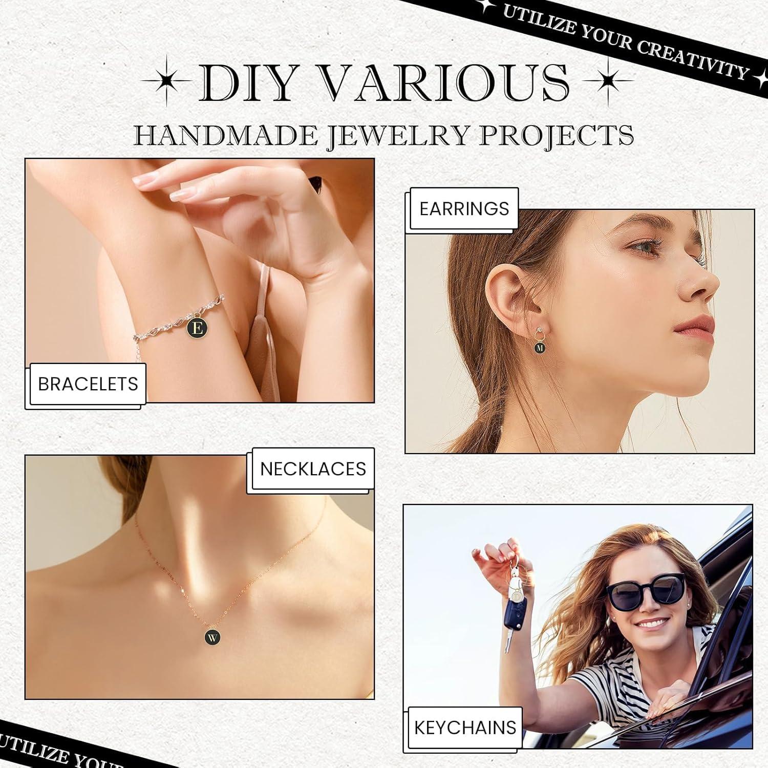 Encantos para Copas de Vino MARRTEUM - 52 Anillos y Cuentas