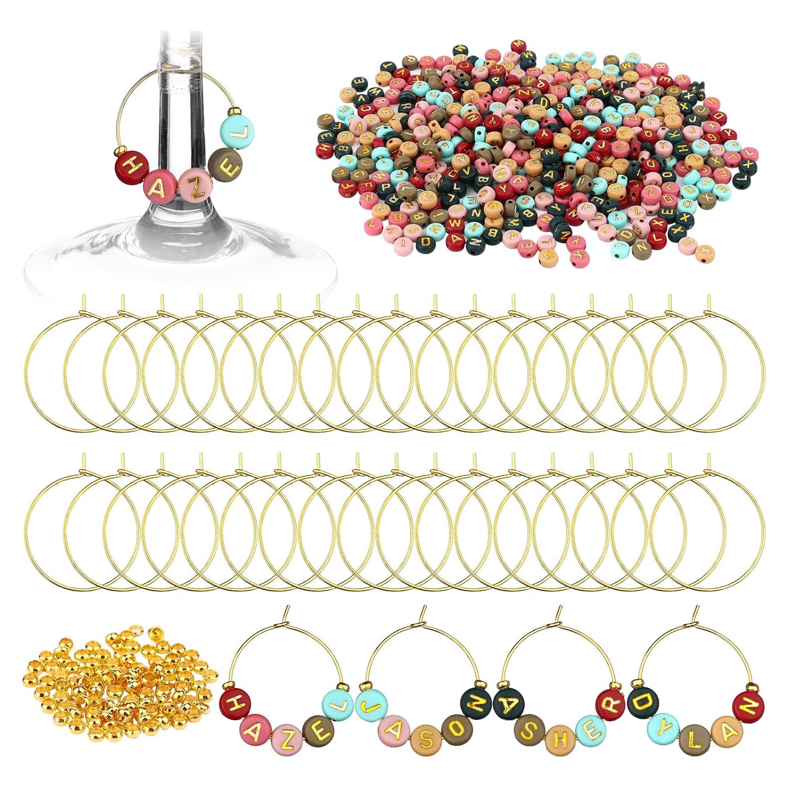 Kit de 60 Anillos para Copas de Vino Barret Morrison - Personaliza Bebidas