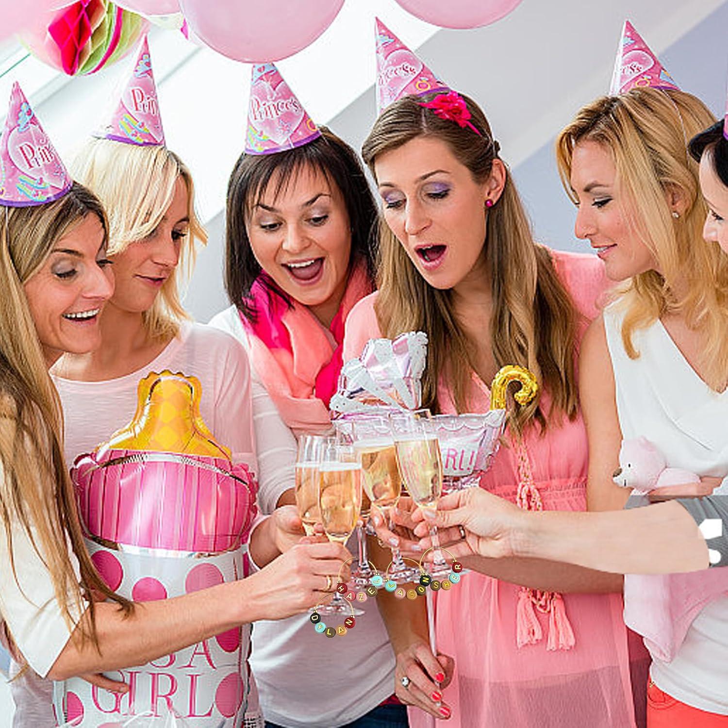 Kit de 60 Anillos para Copas de Vino Barret Morrison - Personaliza Bebidas