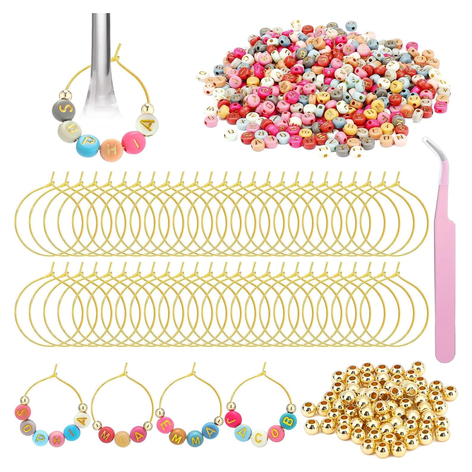 Set de Charms Personalizados para Copas de Vino Outus - 1000 Perlas