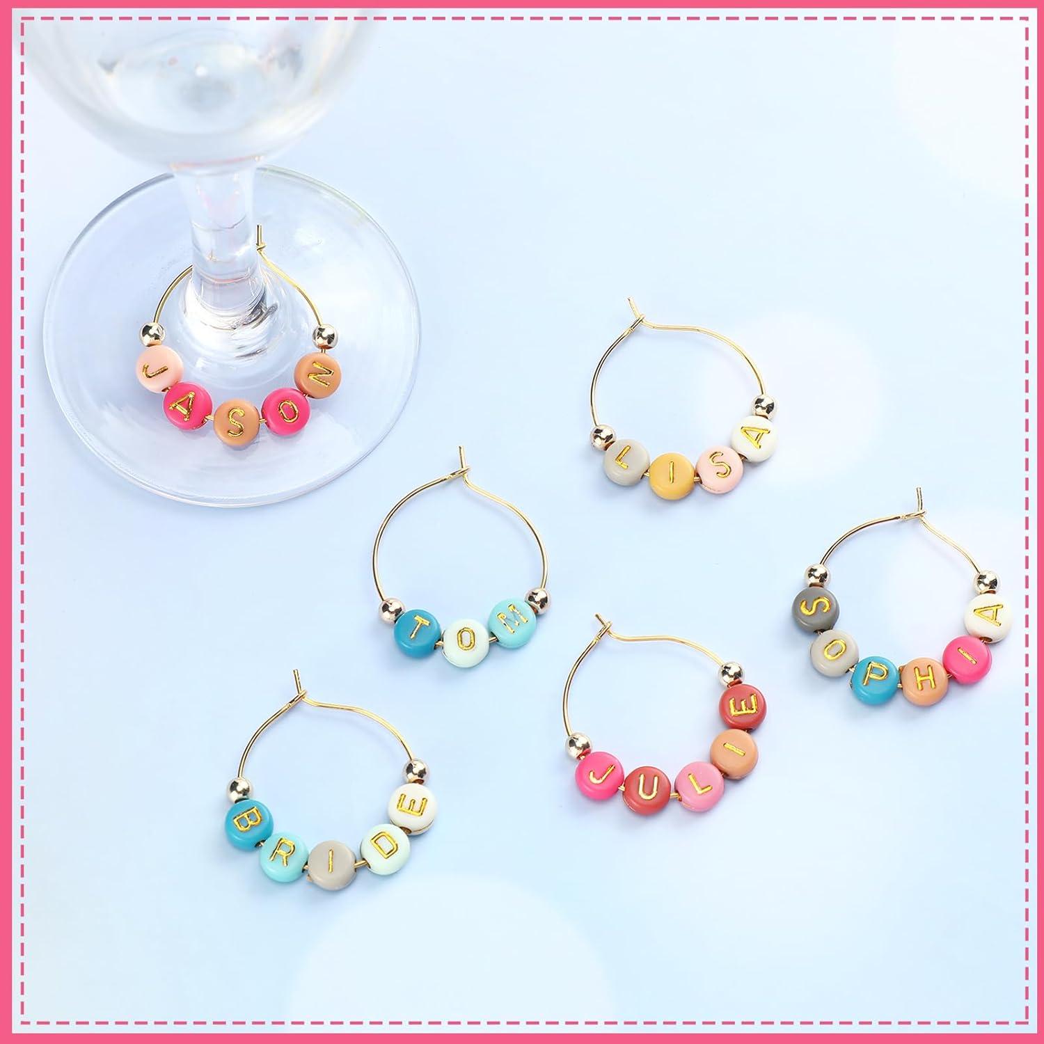 Set de Charms Personalizados para Copas de Vino Outus - 1000 Perlas