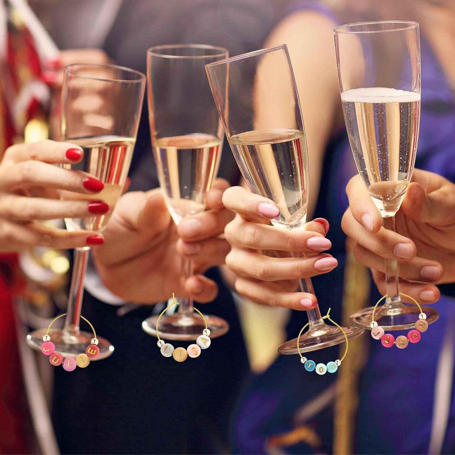 Set de Charms Personalizados para Copas de Vino Outus - 1000 Perlas