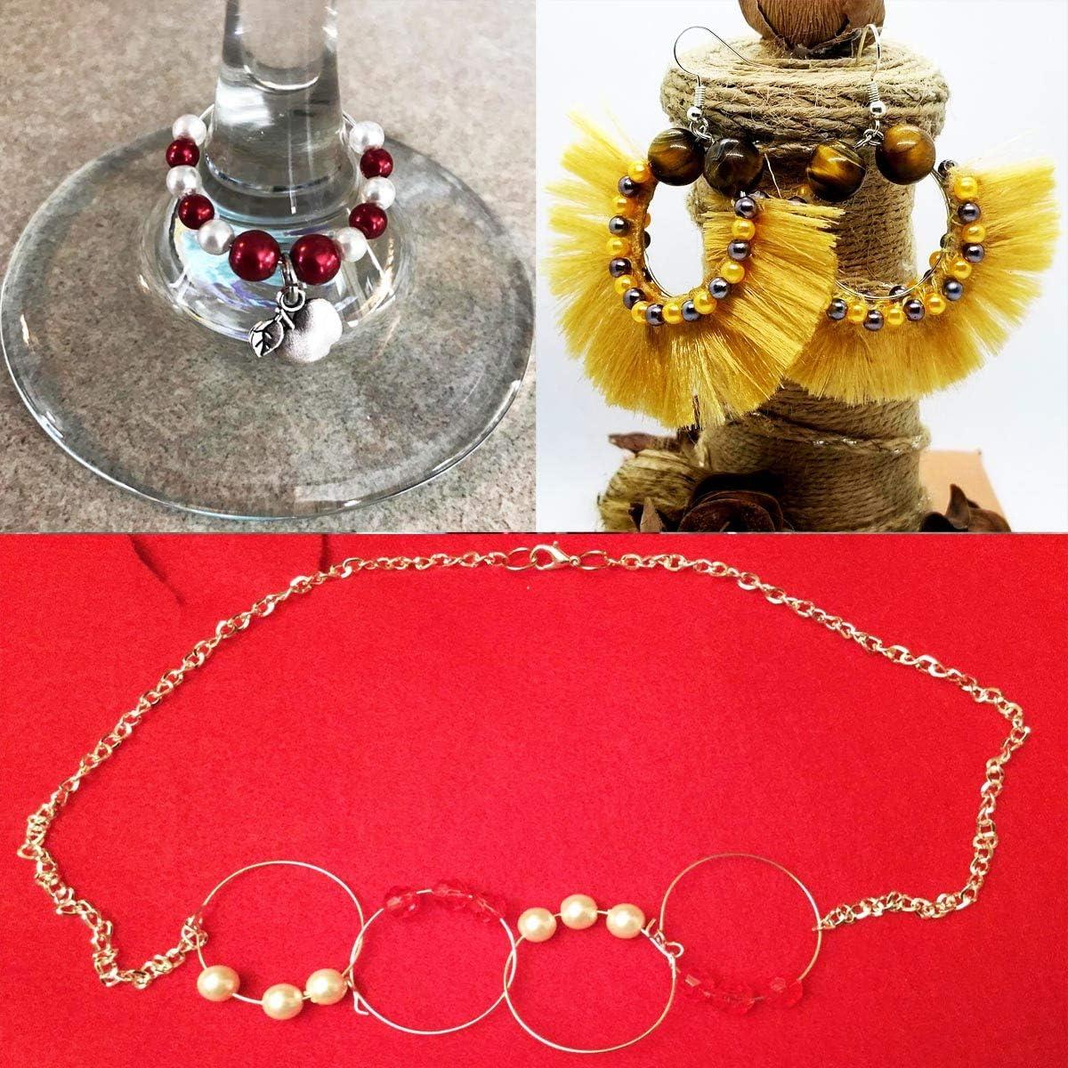 Anillos de encanto chapados en oro TTSAM para copas de vino - 100 piezas