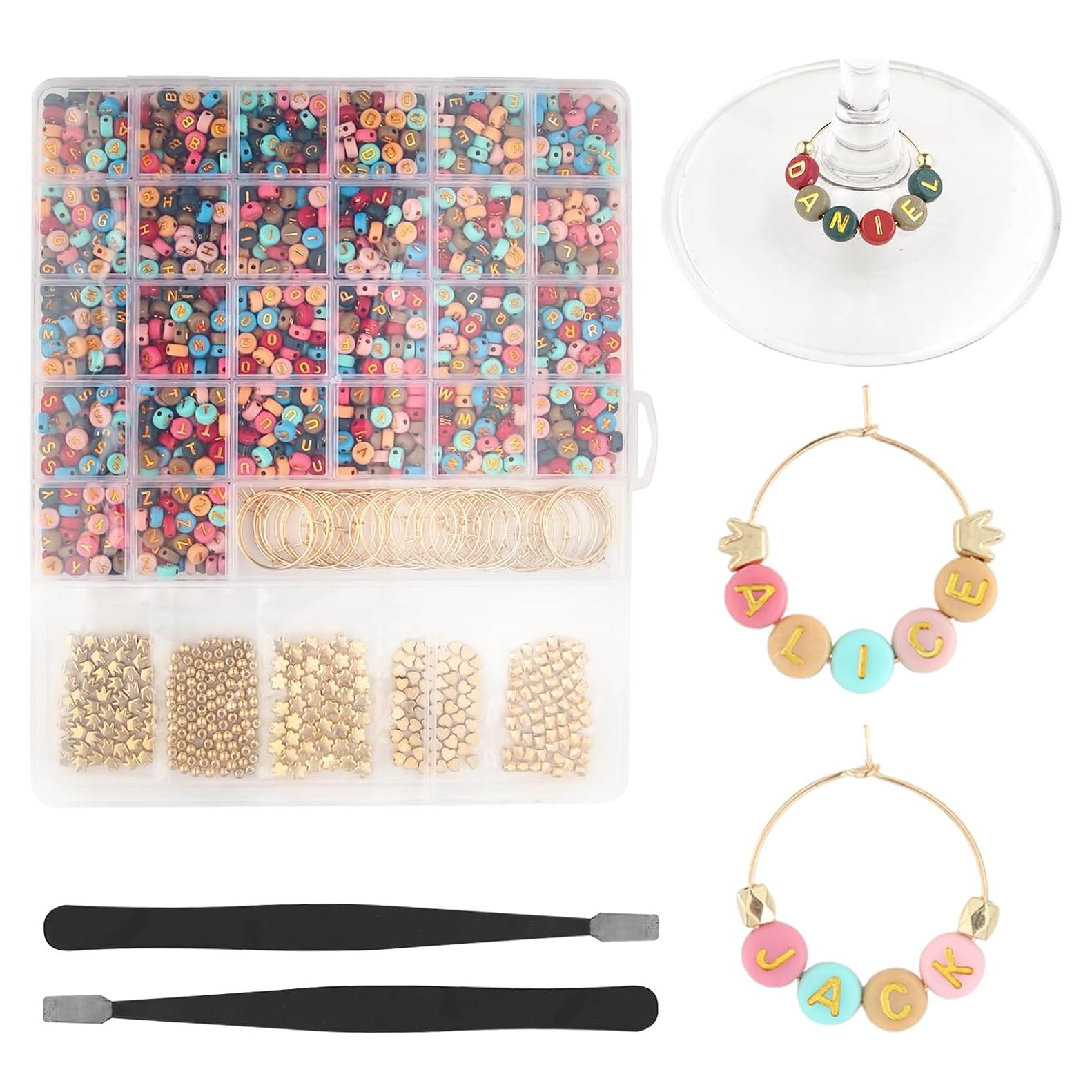 Kit de Encantos para Copas de Vino MOMOTONX - 1300 Cuentas