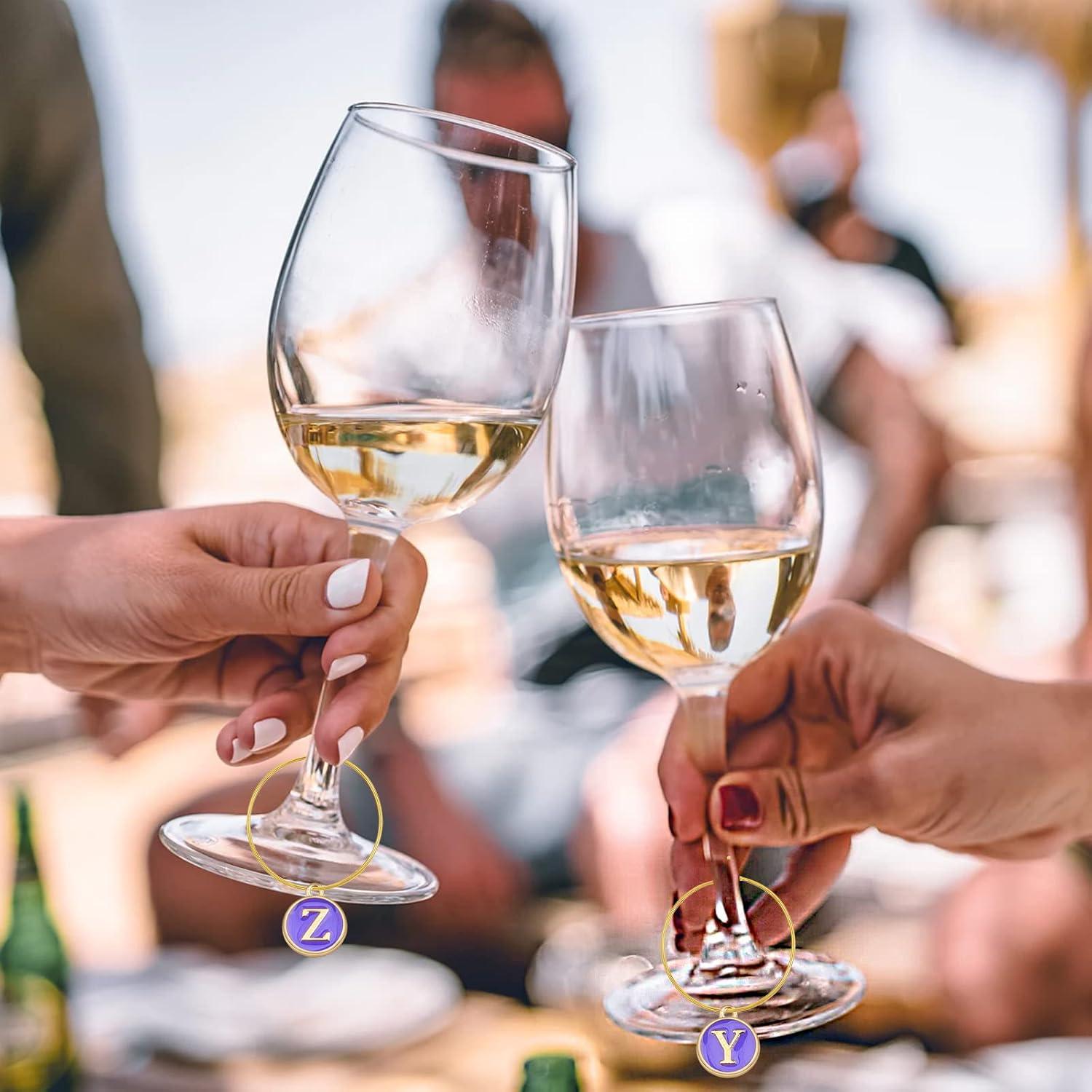 Encantos de Alfabeto Aylifu para Copas de Vino - 52 Piezas