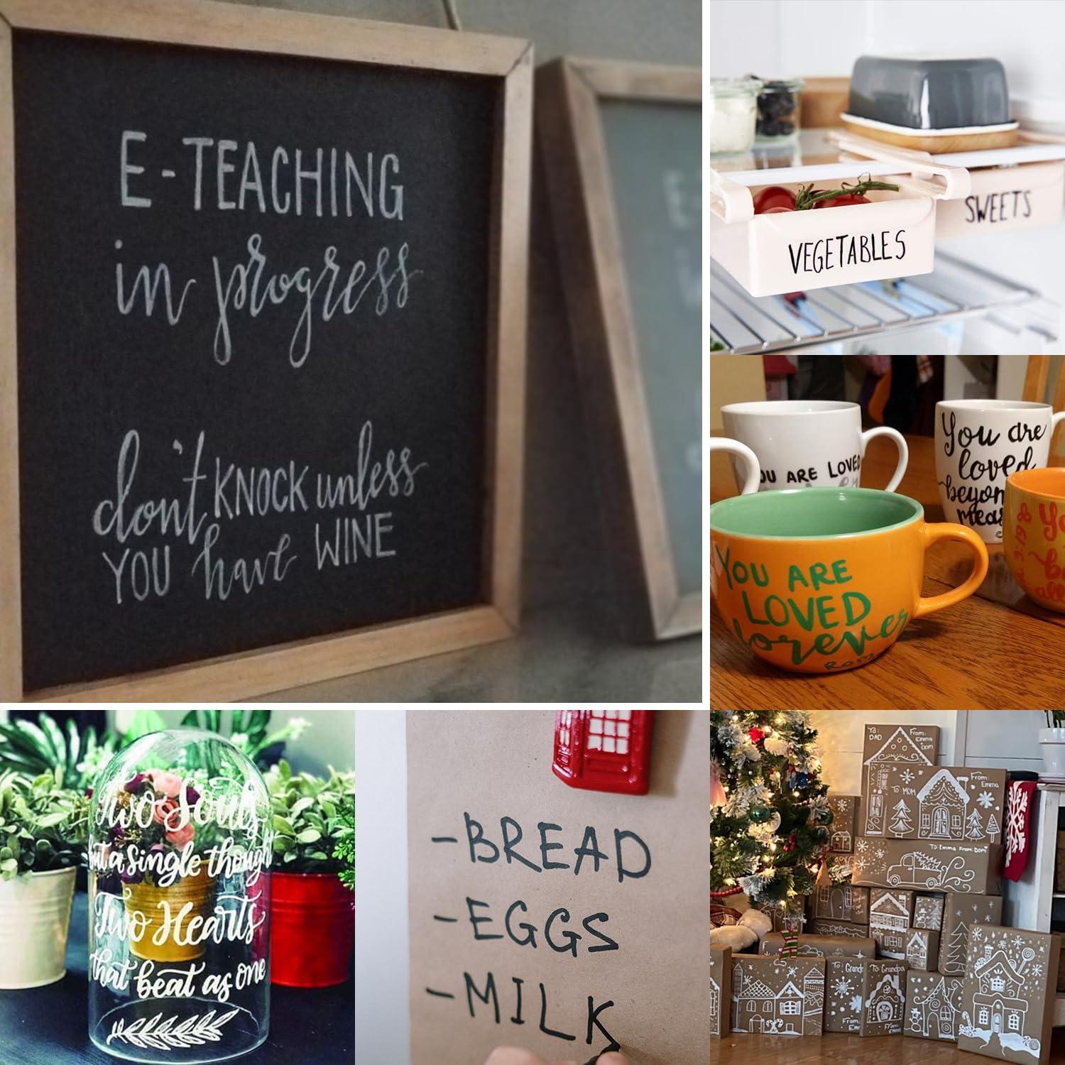 Marcadores de Pintura Negra 48 Overseas - Permanentes a Base de Aceite