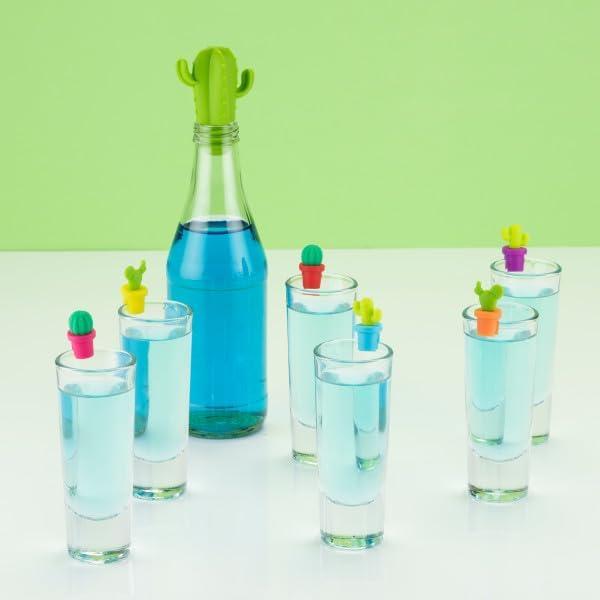 Set de Encantos de Silicona TrueZoo para Bebidas - 7 Piezas