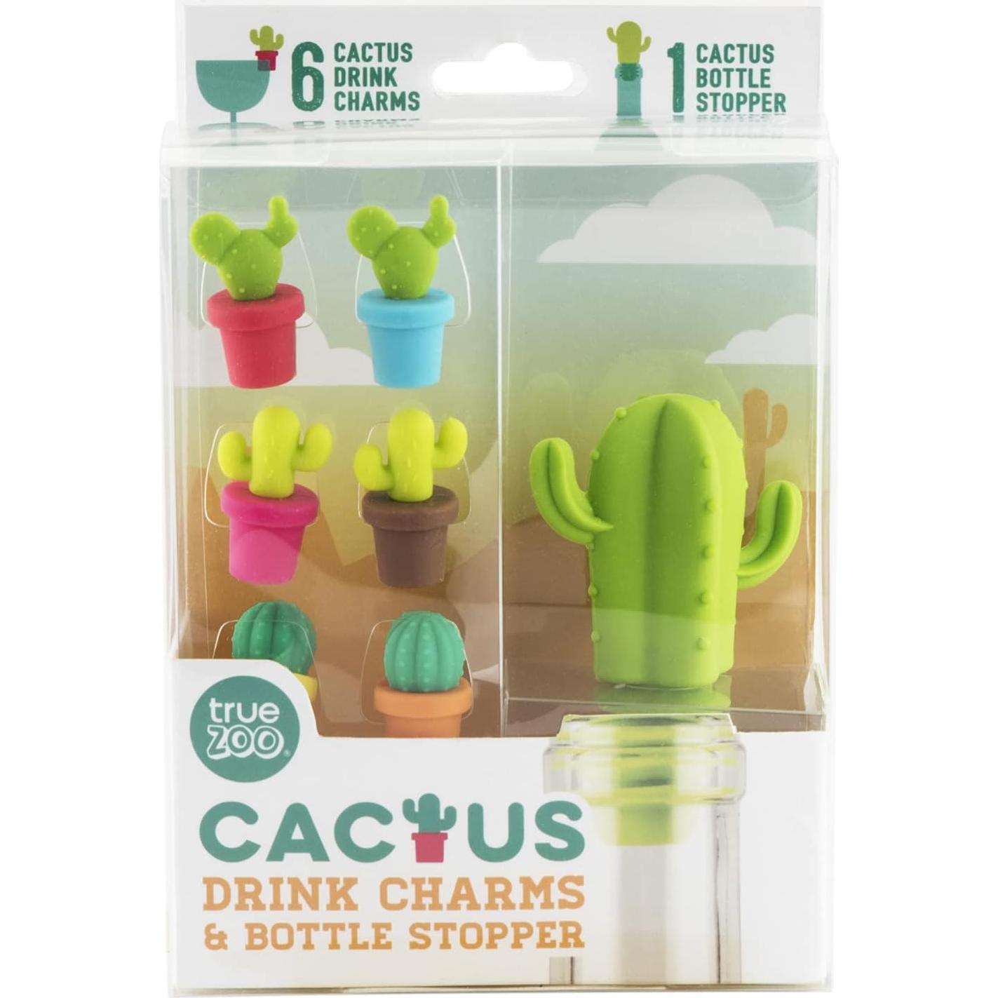 Set de Encantos de Silicona TrueZoo para Bebidas - 7 Piezas