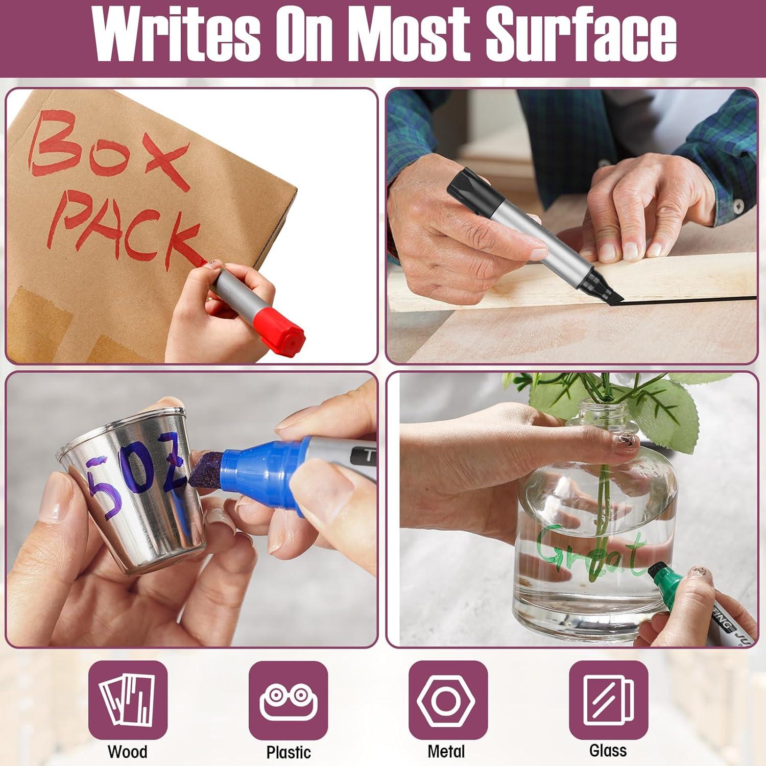 Juego de 48 Marcadores Permanentes Jumbo Cholemy - Colores Vivos