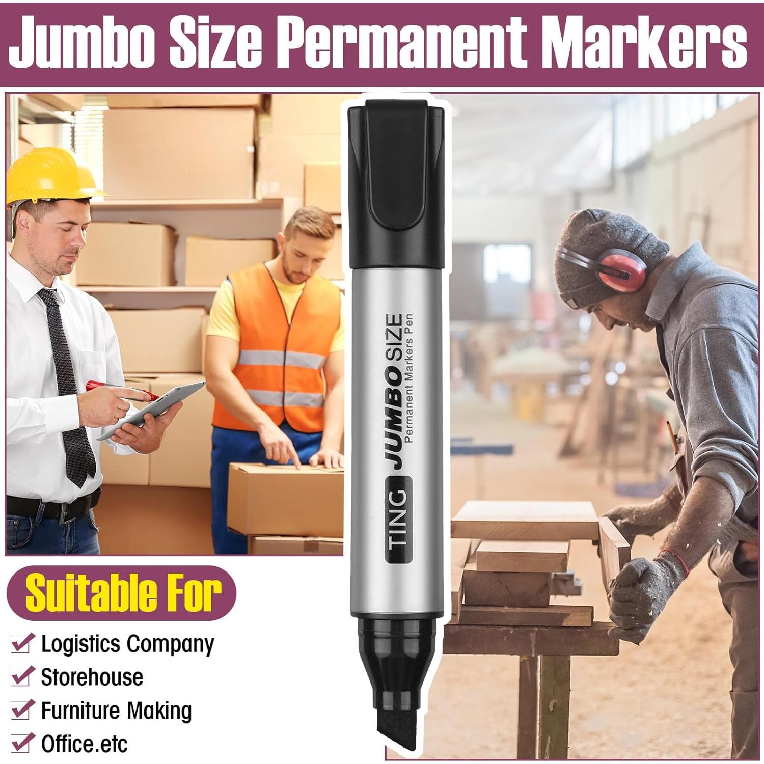 Juego de 48 Marcadores Permanentes Jumbo Cholemy - Colores Vivos