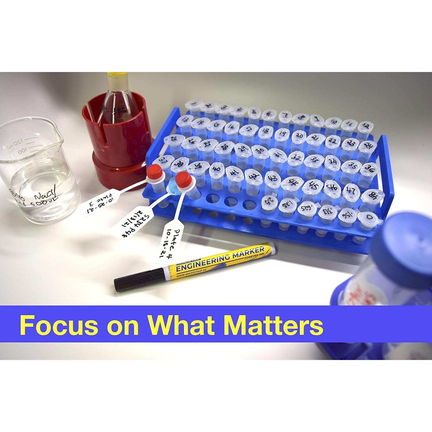 Marcadores Resistentes al Alcohol MAGIC TAG, Punta Fina, 3 Piezas