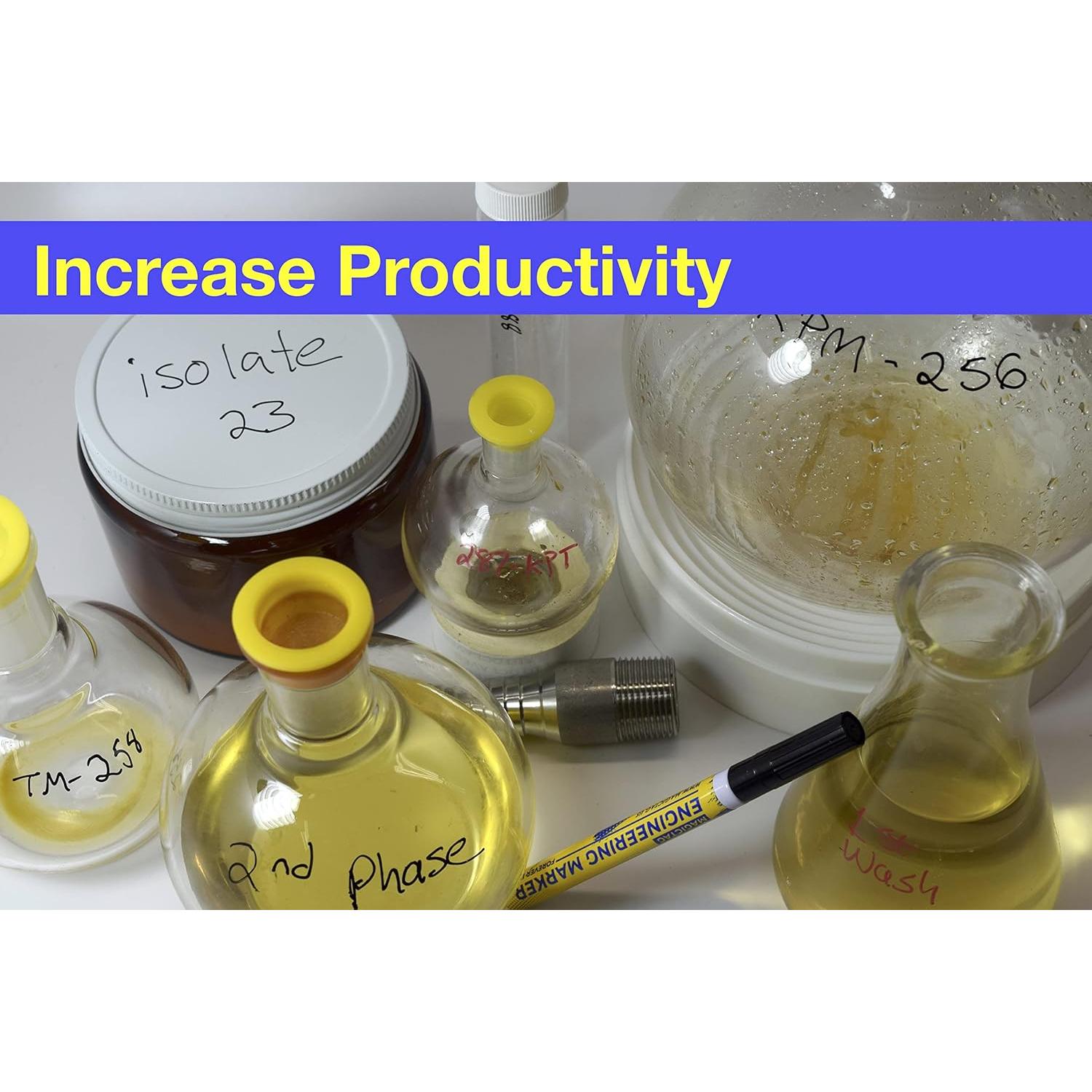 Marcadores Resistentes al Alcohol MAGIC TAG, Punta Fina, 3 Piezas