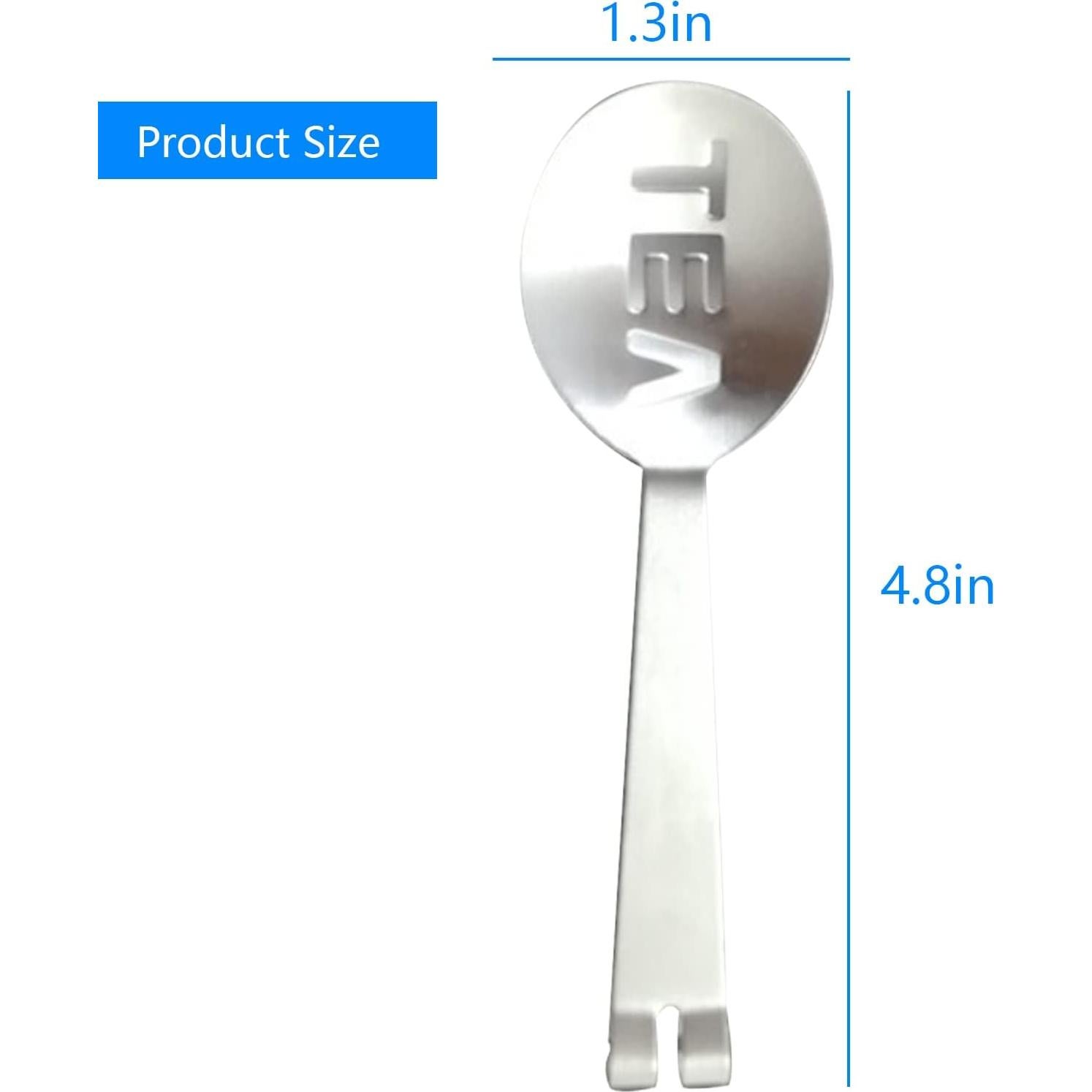 Paquete de 4 Sujetadores de Bolsas de Té Acero Inoxidable Meisuitd