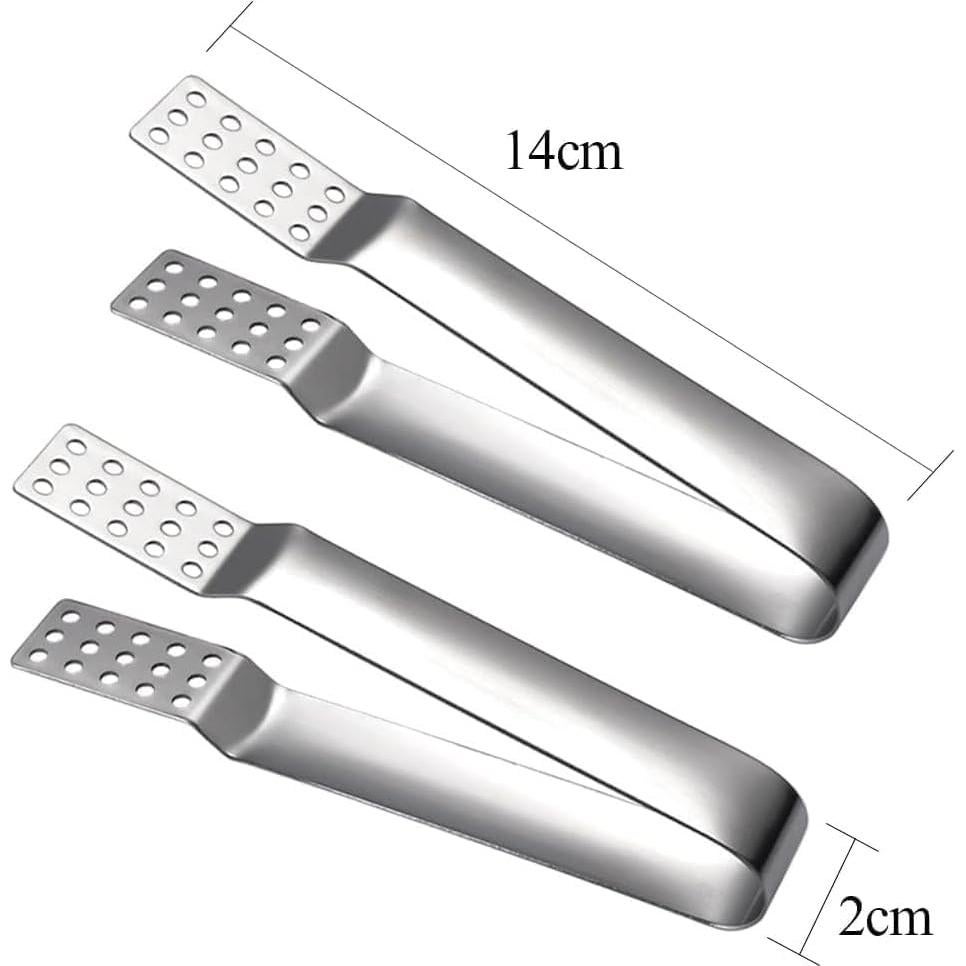 Set de 3 Pinzas de Acero Inoxidable Jowxsx para Té