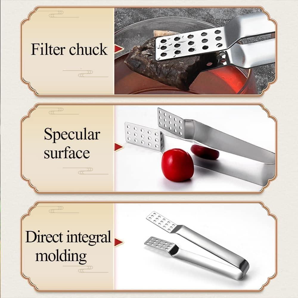 Set de 3 Pinzas de Acero Inoxidable Jowxsx para Té