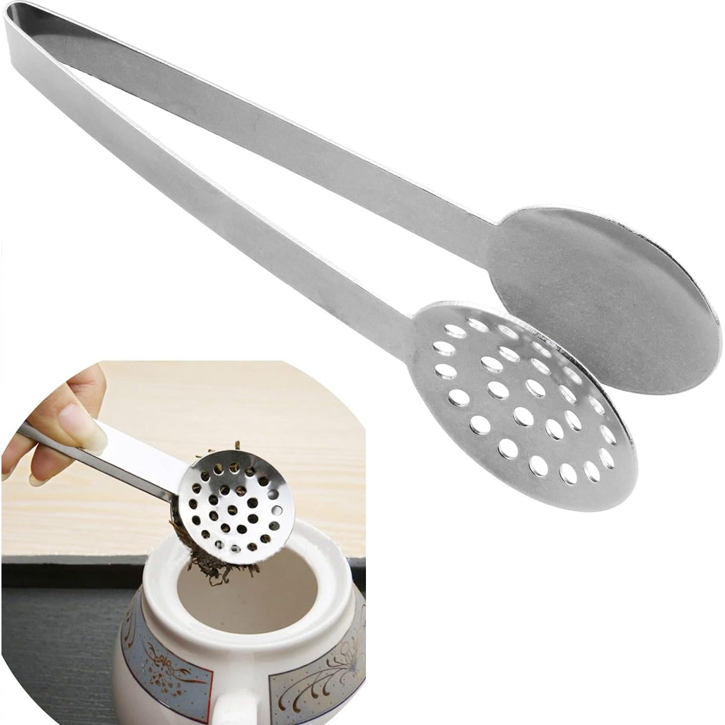 Pinzas para Bolsitas de Té 2PCS Acero Inoxidable MTQY 15.5cm