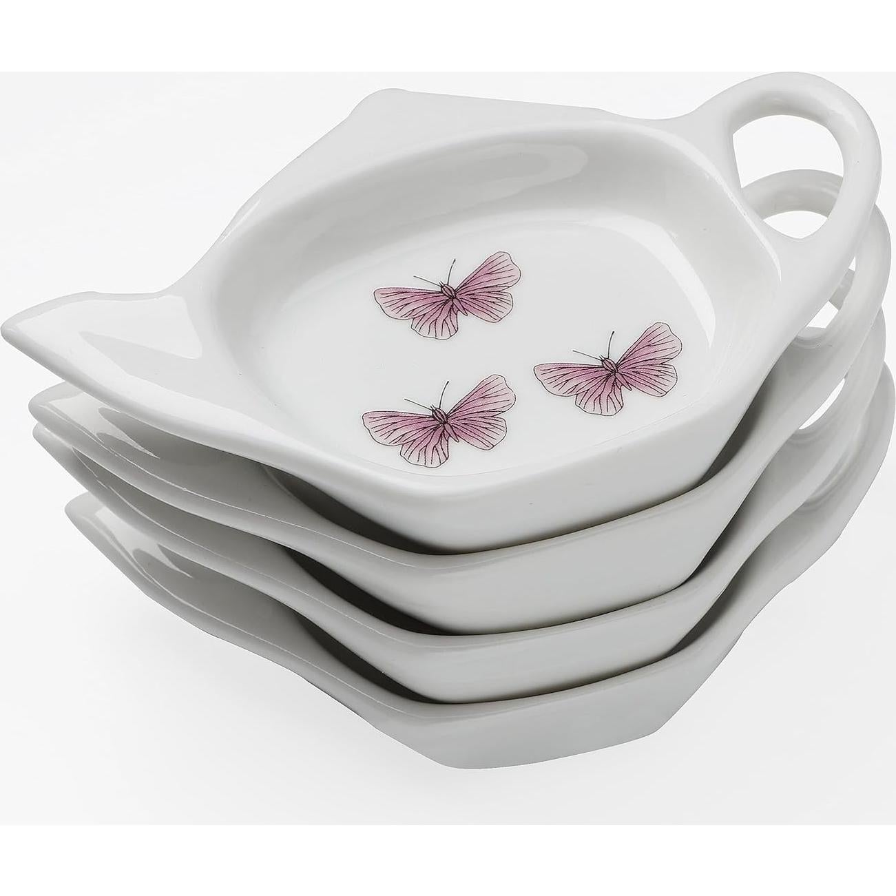 Juego de 6 posavasos de cerámica Sailench para té 12 cm