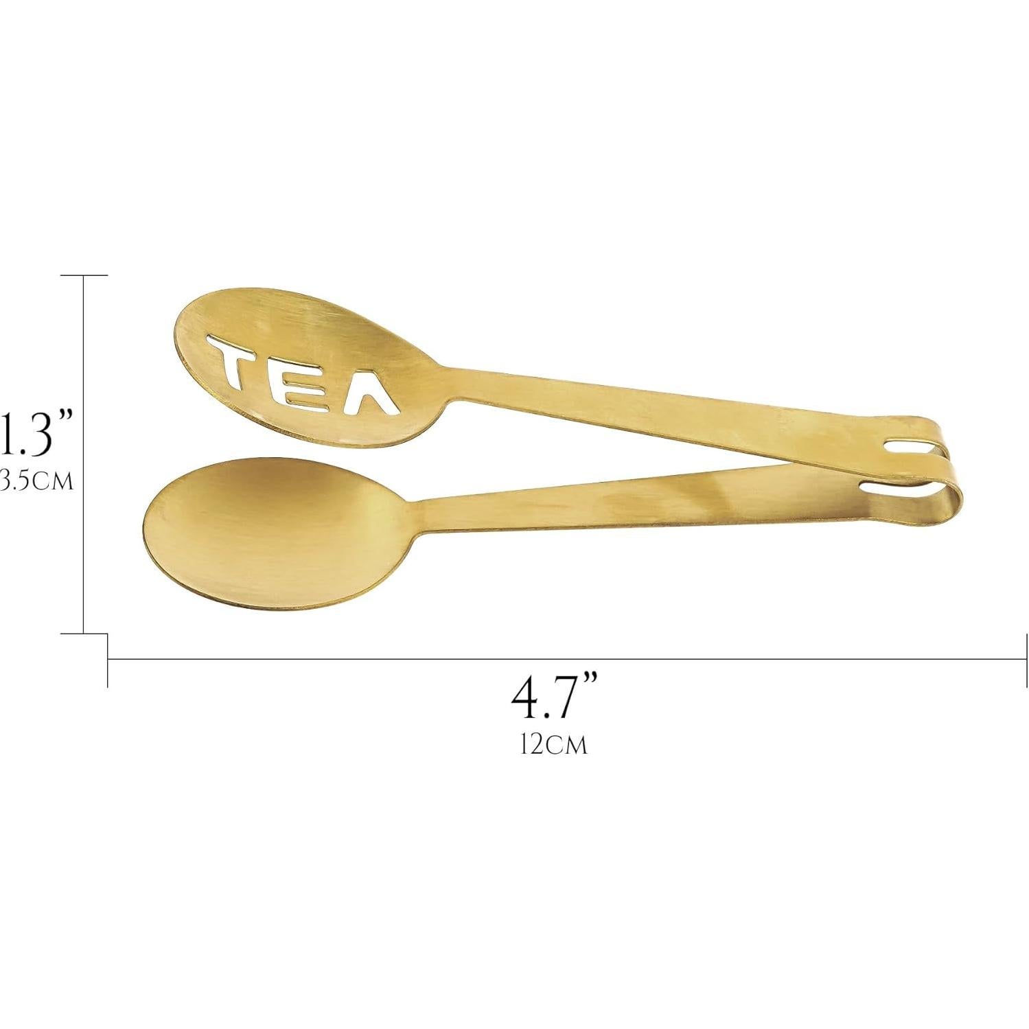 Exprimidor de Bolsitas de Té JANKOW Dorado - 2 Piezas Multiusos