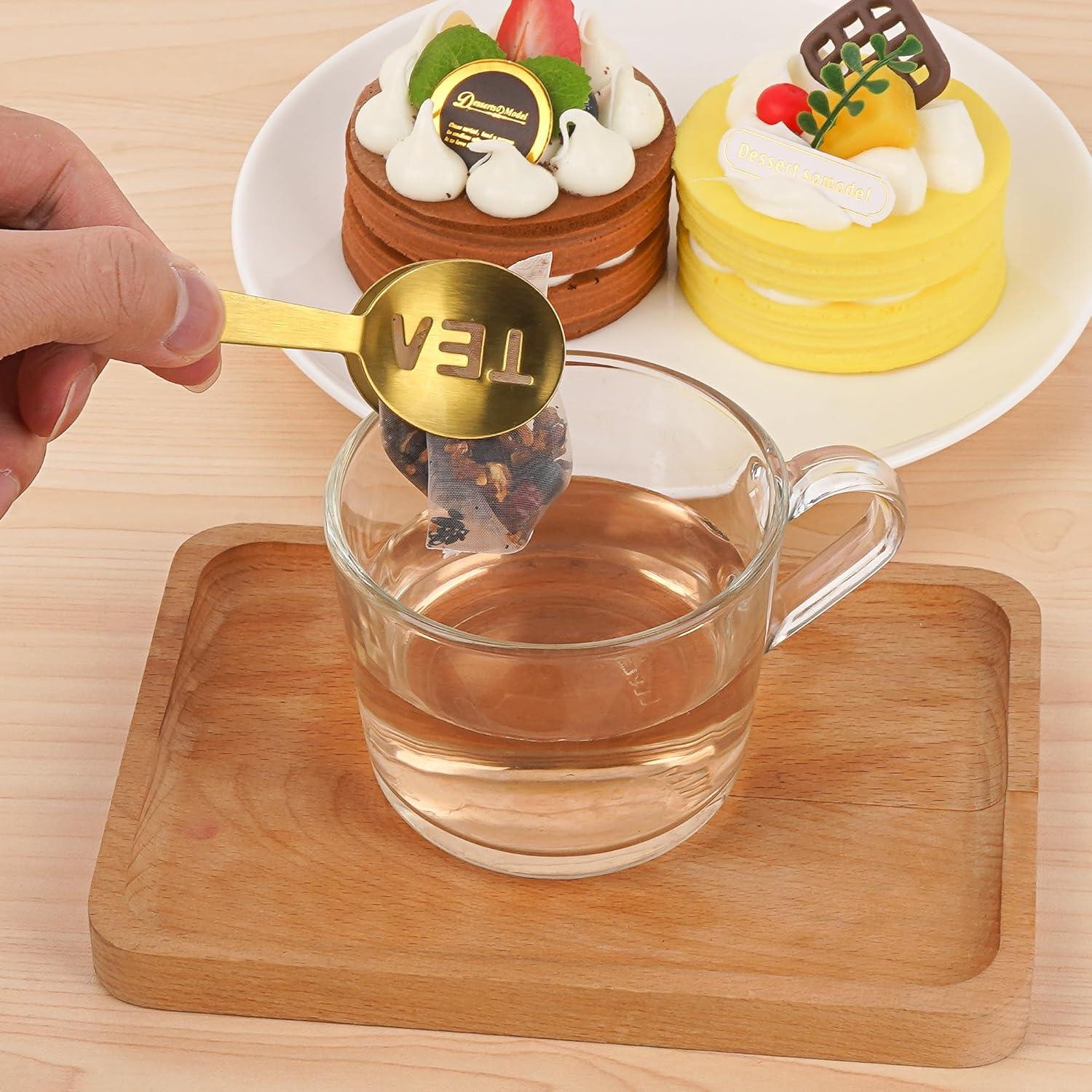 Exprimidor de Bolsitas de Té JANKOW Dorado - 2 Piezas Multiusos