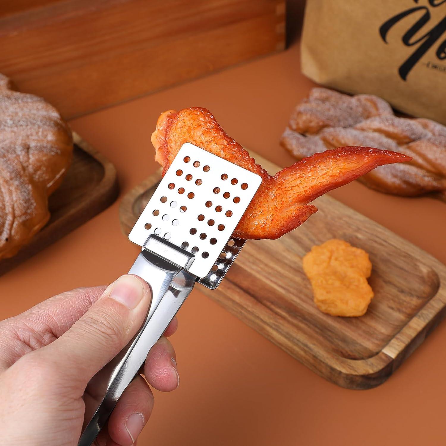 Pinzas de acero inoxidable Ipetboom para exprimir té 14 cm