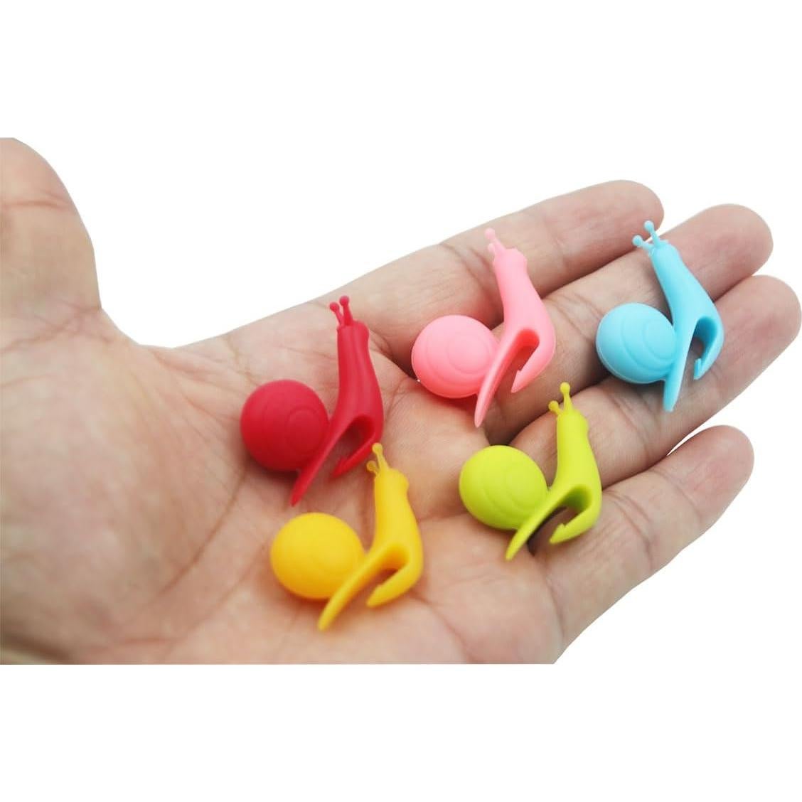 Soporte para Bolsas de Té Colorido Zqzeen - 10 Piezas Silicona