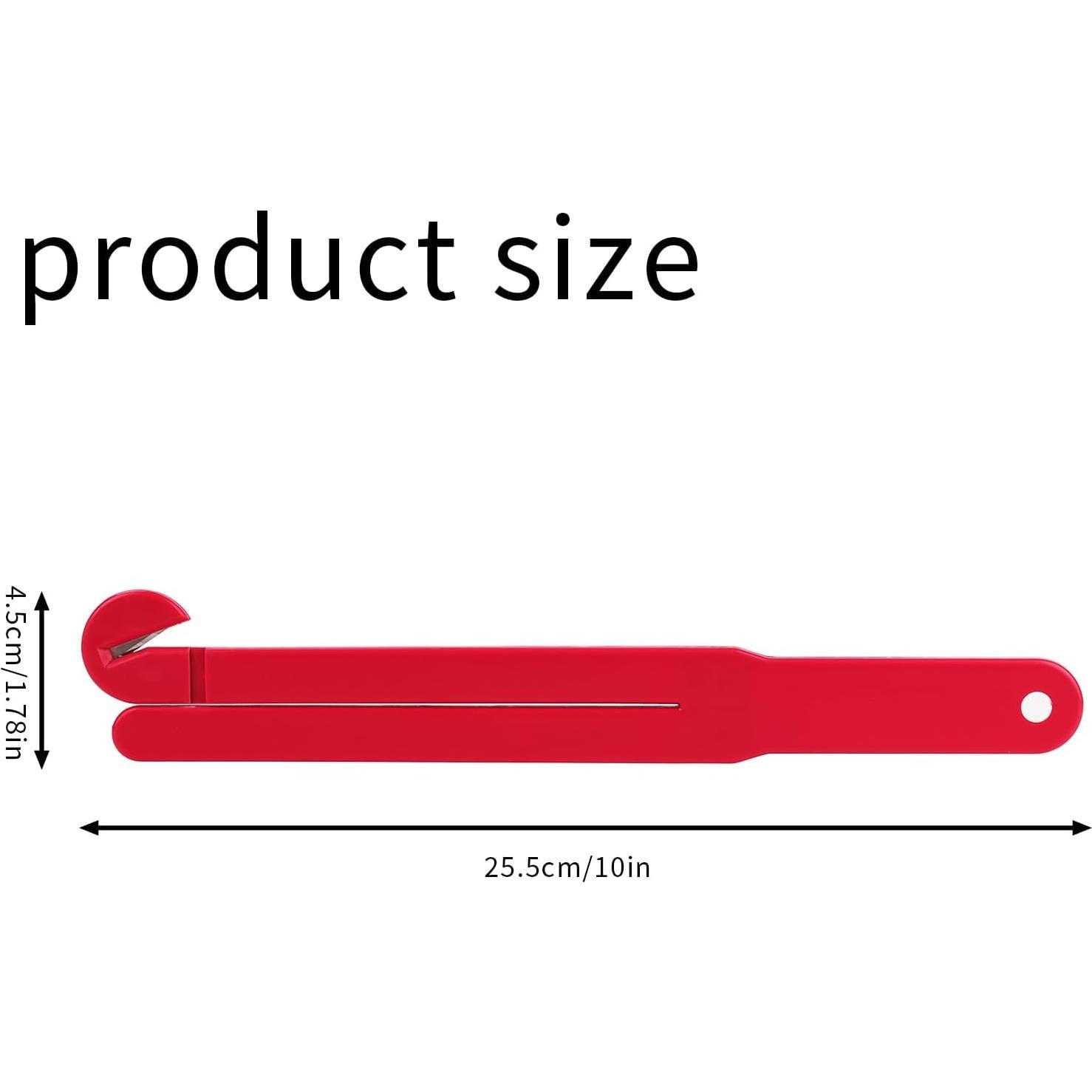 2 Abridores de Bolsa de Comida Tinoaly con Cuchilla de Acero Inoxidable