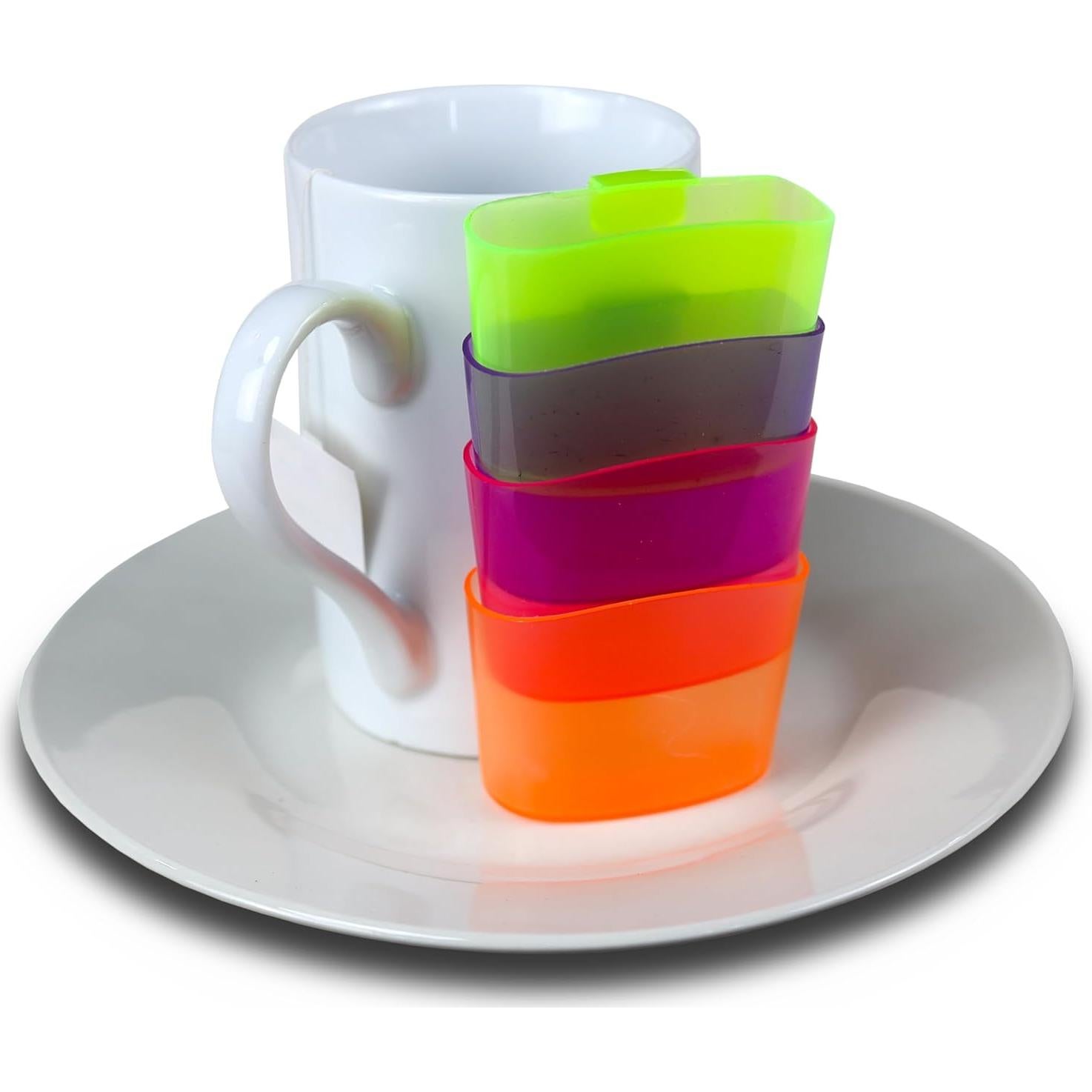 Soporte para Bolsa de Té en Taza Iconikal 4-Pack Multicolor