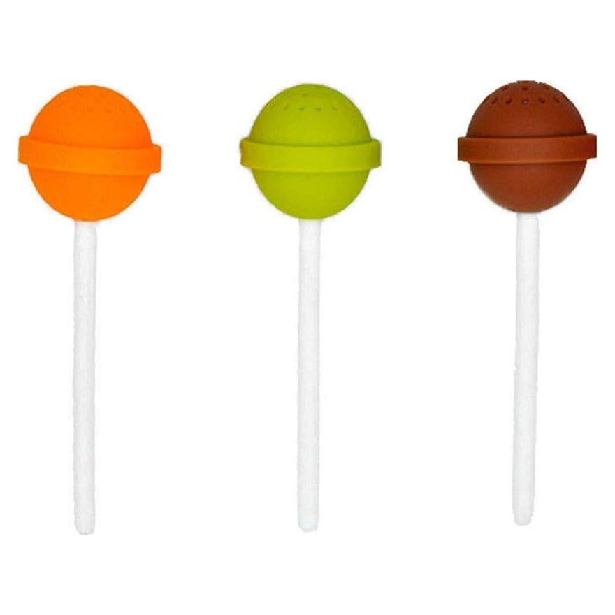 Juego de Infusores de Té Sanderala Lollipop - 3 Piezas Silicona