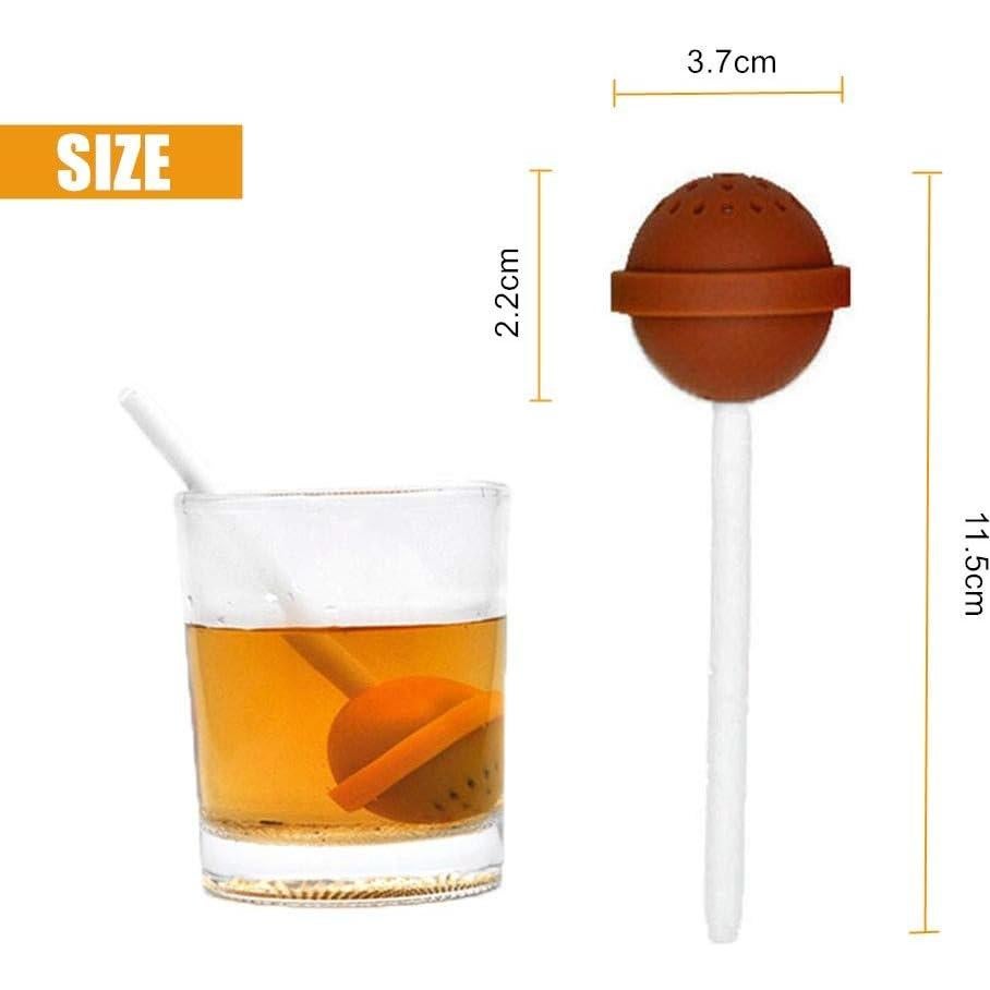 Juego de Infusores de Té Sanderala Lollipop - 3 Piezas Silicona