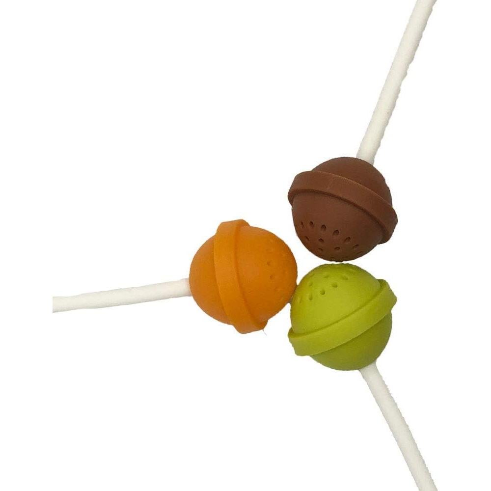 Juego de Infusores de Té Sanderala Lollipop - 3 Piezas Silicona