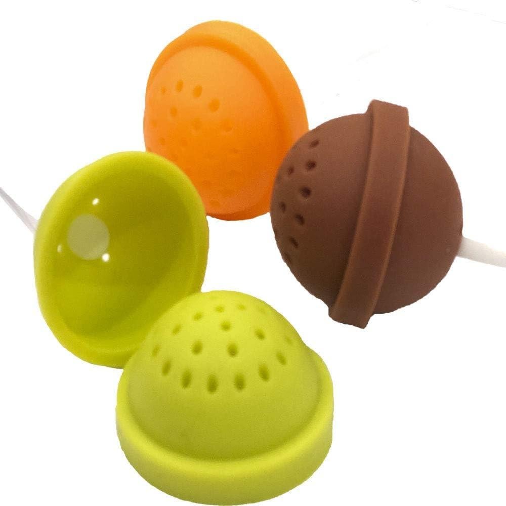 Juego de Infusores de Té Sanderala Lollipop - 3 Piezas Silicona