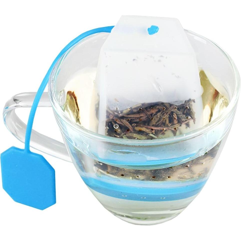 Paquete de 6 Infusores de Té de Silicona FineGood Reutilizables