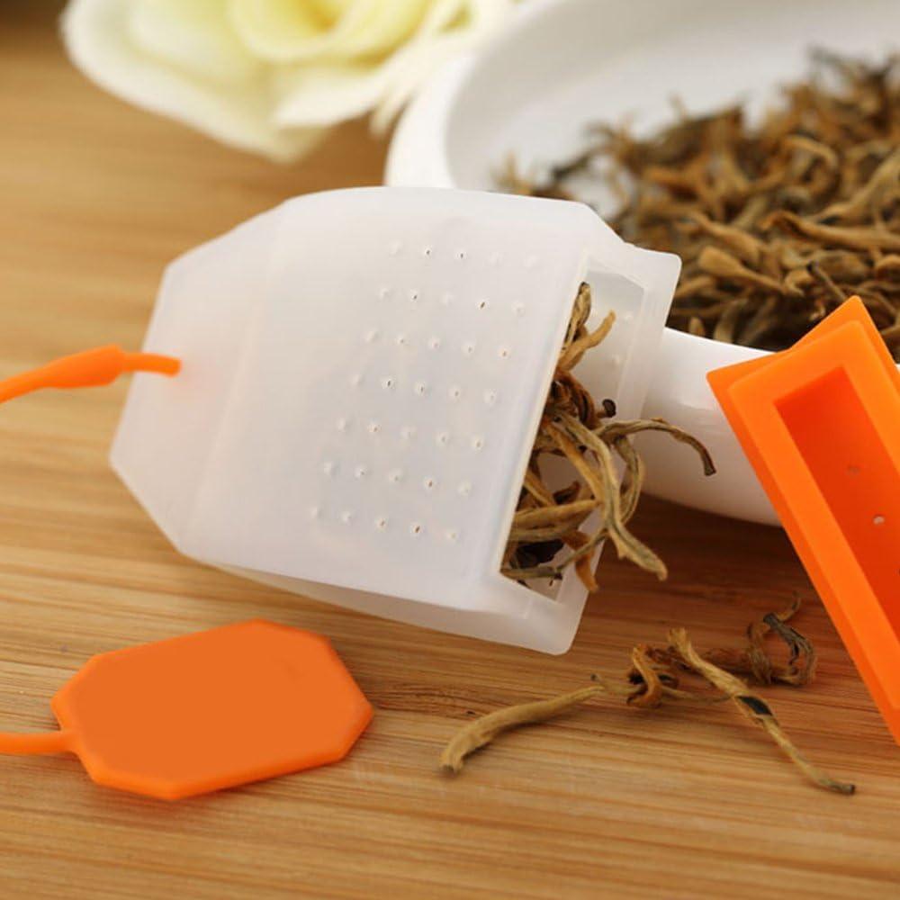 Paquete de 6 Infusores de Té de Silicona FineGood Reutilizables