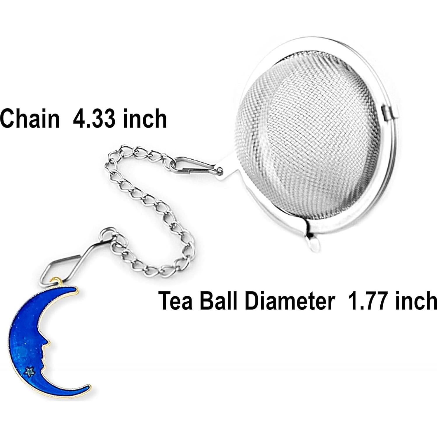 Juego de 2 Infusores de Té NSTaygate con Colgantes Estrella y Luna