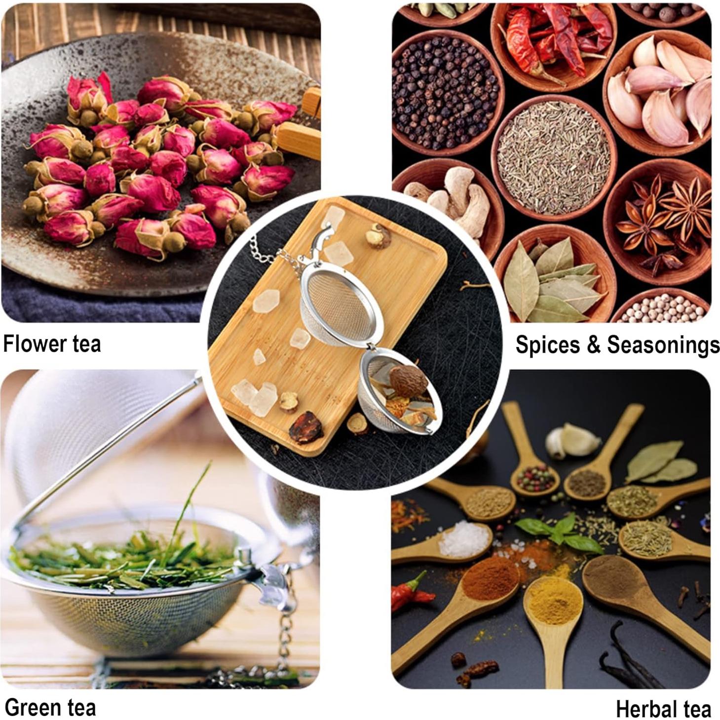 Juego de 2 Infusores de Té NSTaygate con Colgantes Estrella y Luna