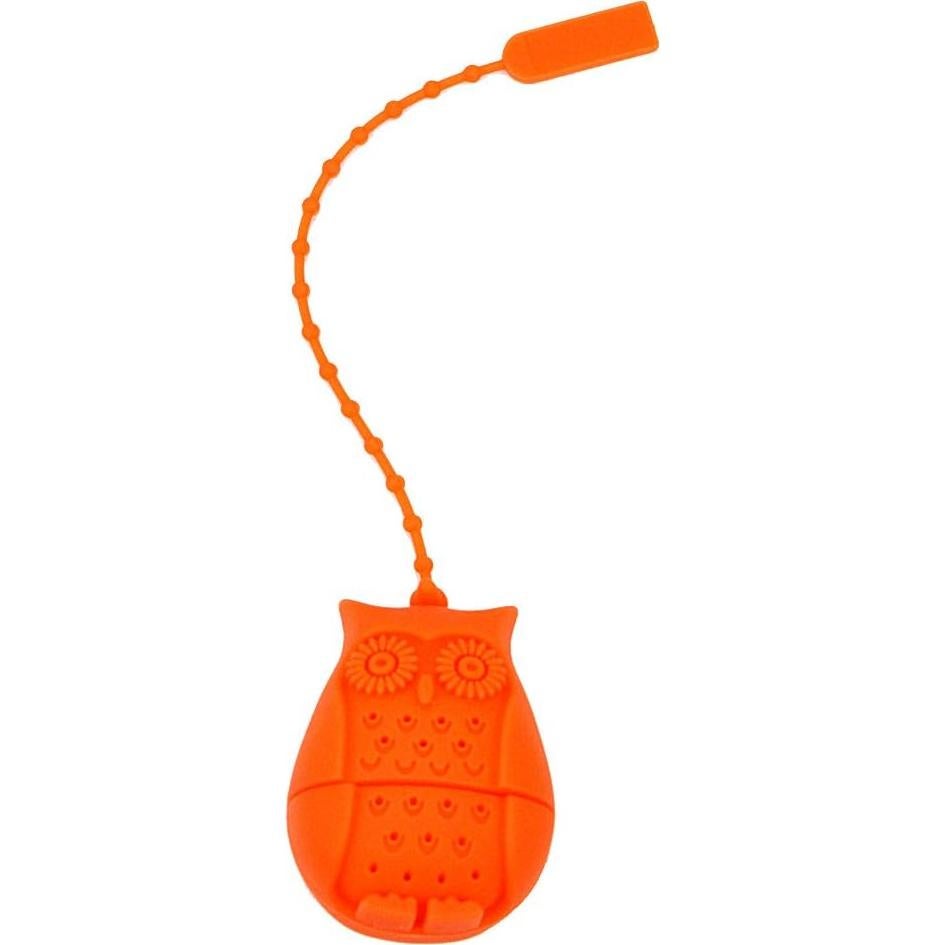 Infusores de Té en Silicona EZESO - Paquete de 2 Búhos Reutilizables