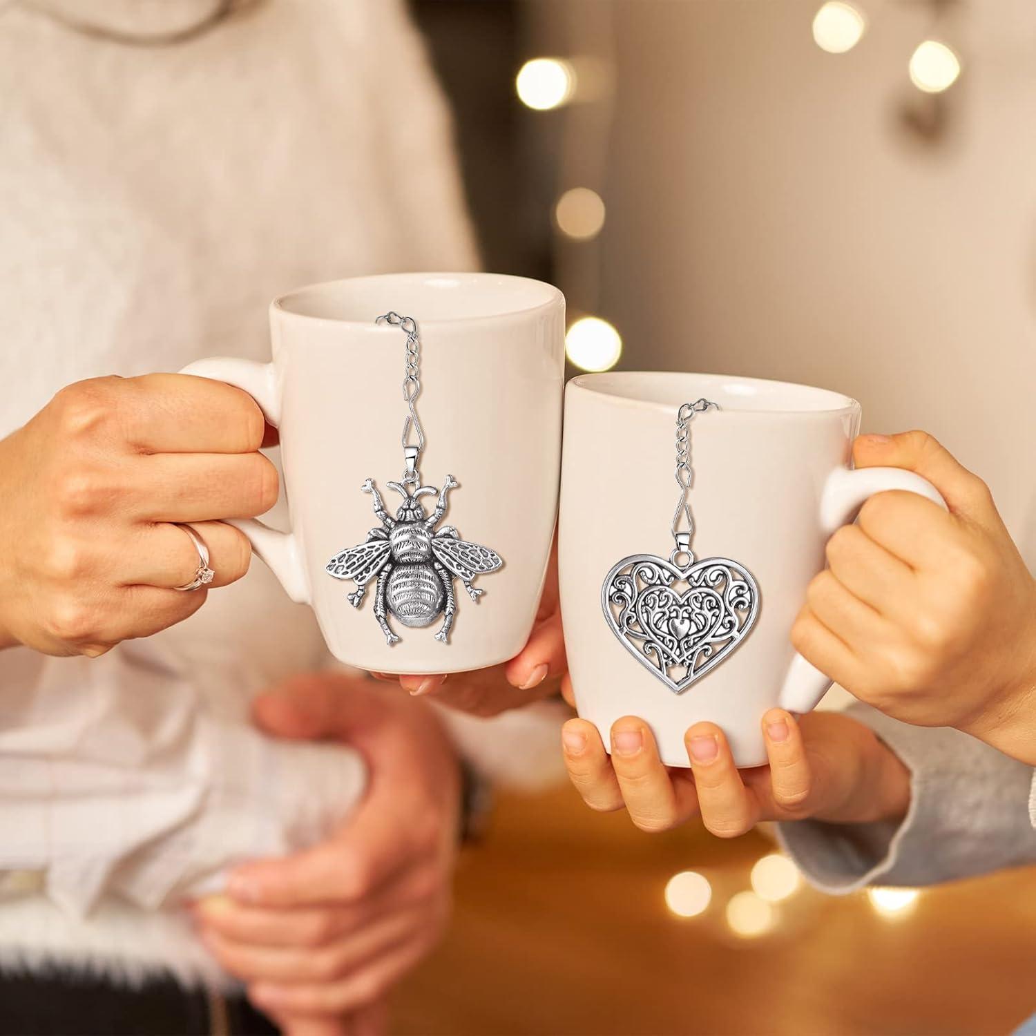 Cunhill Juego de 4 Infusores de Té de Acero Inoxidable