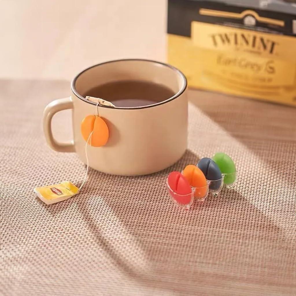 8 Soportes de Bolsa de Té de Silicona Biterplaza Multicolor