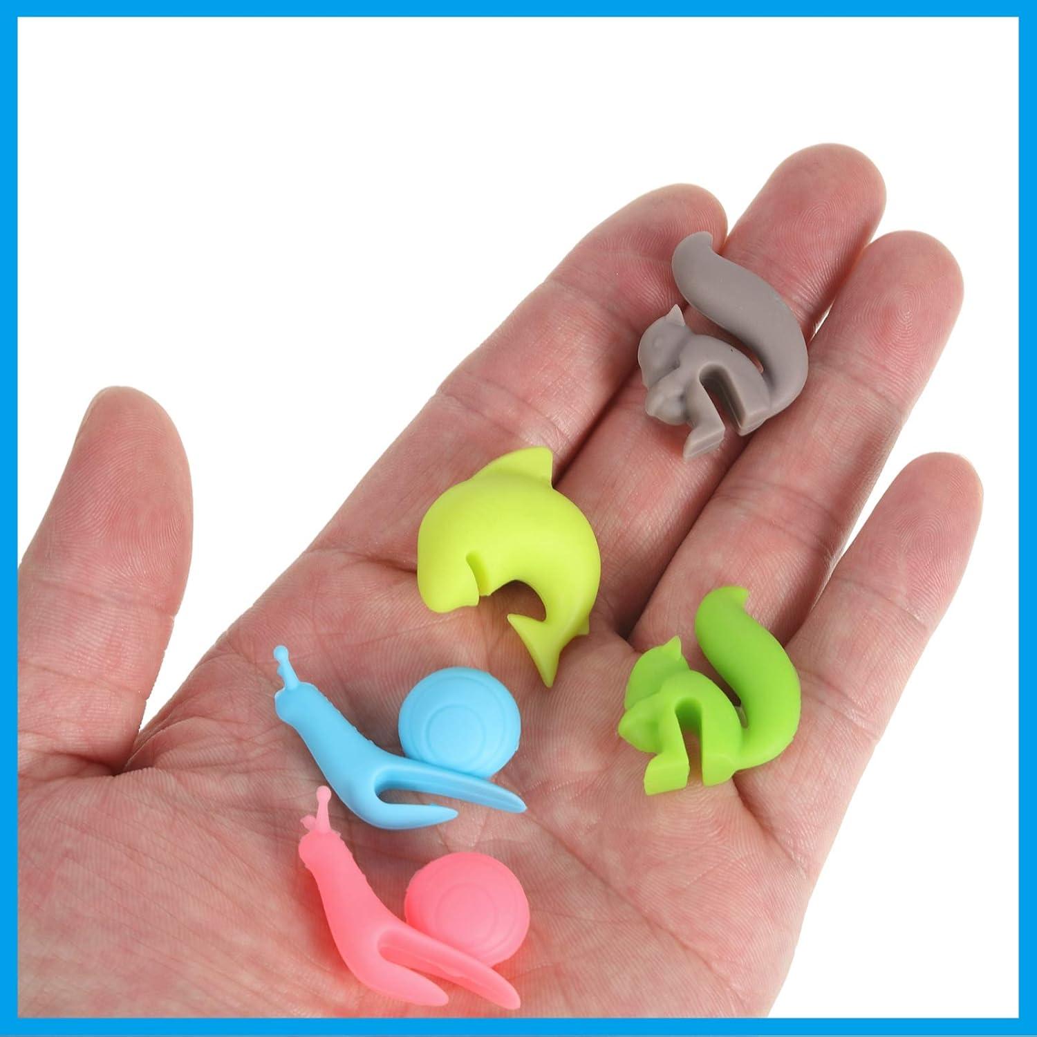 Soportes para Bolsas de Té Boao - 36 Piezas Silicona Colorida